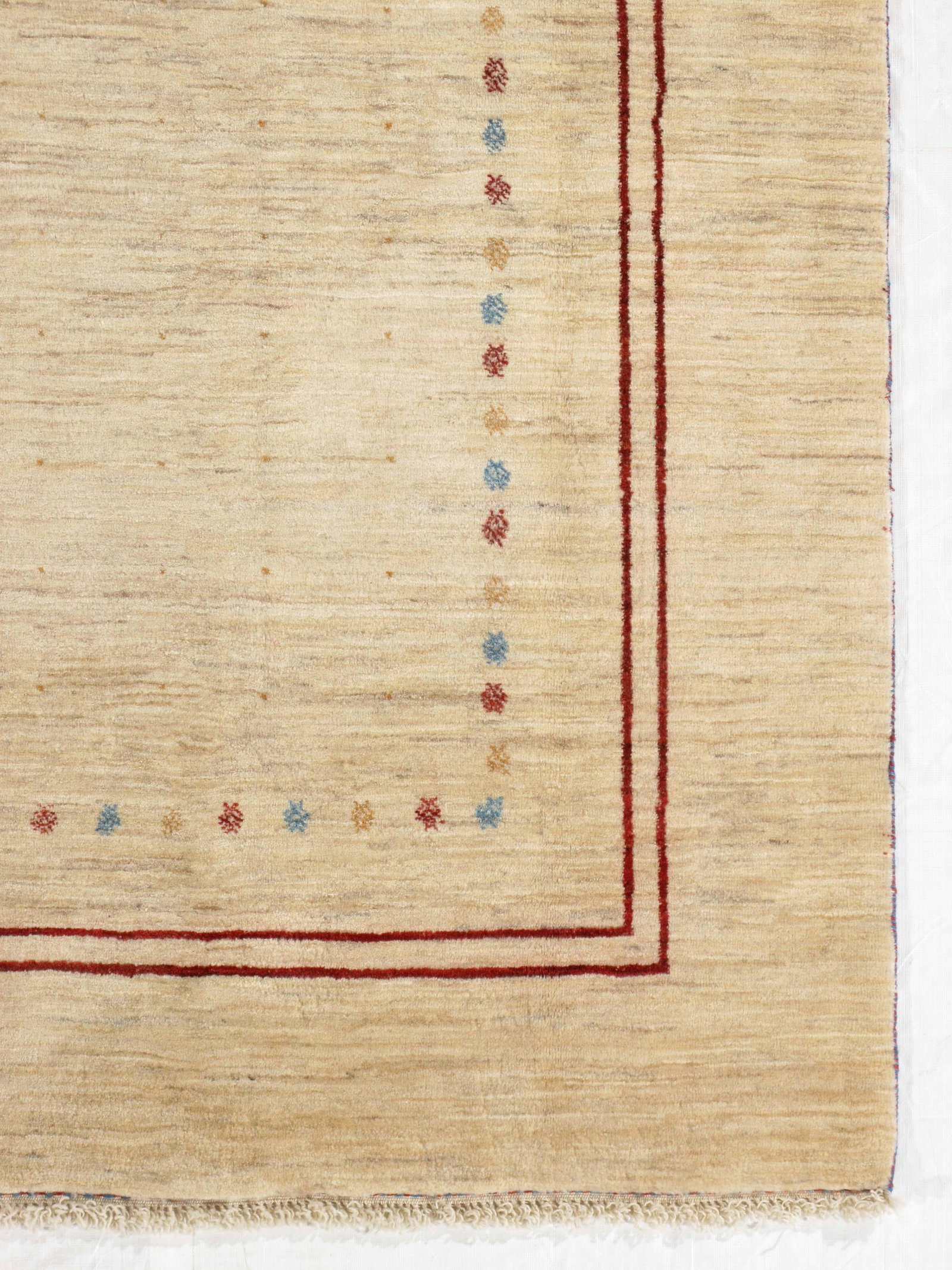 Vintage Hand-Knotted Persian Gabbeh Rug 9'10" X 12'9" - 4