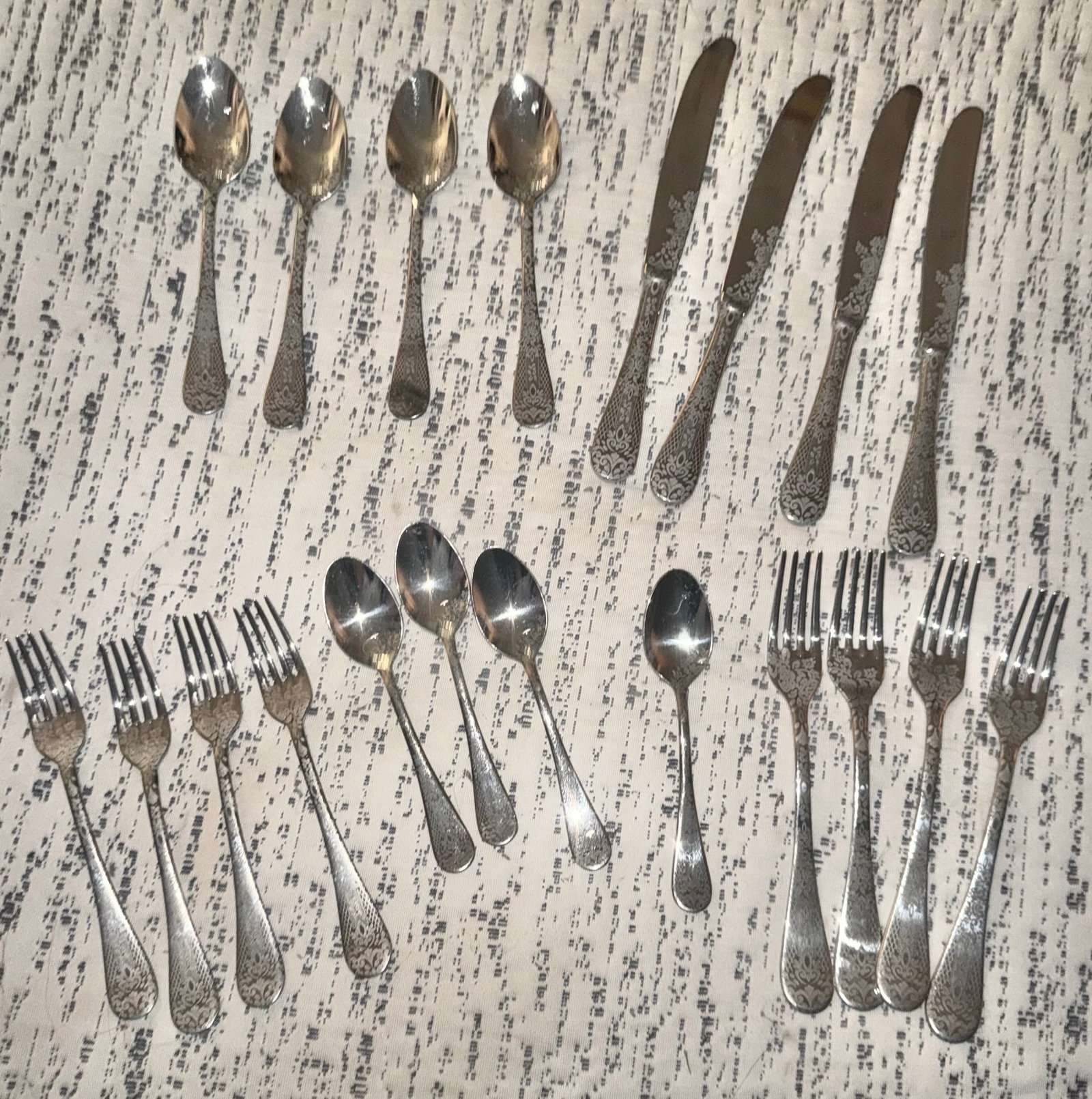 Louise Jenkins for Mepra Italy Casablanca Silverware Stainless Steel - Set of 20 - 4