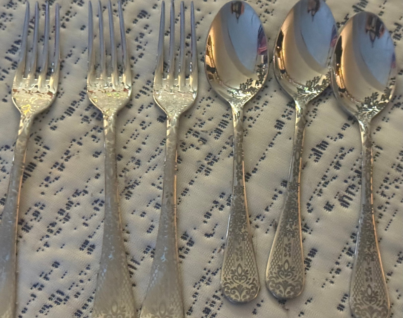 Louise Jenkins for Mepra Italy Casablanca Silverware Stainless Steel - Set of 20 - 5