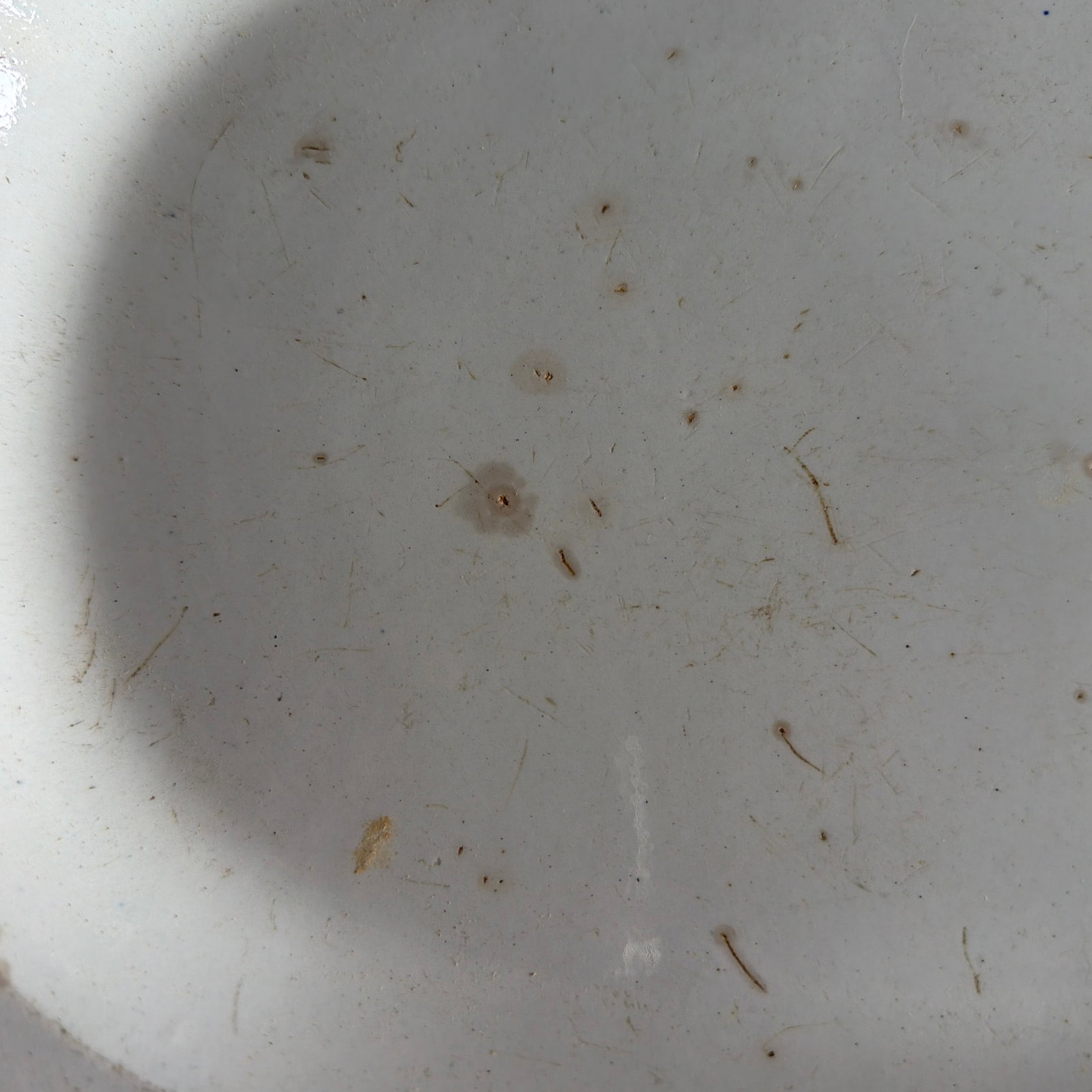 Antique Staffordshire Pearlware Blue Feather Edge Platter, Circa 1820's - 8