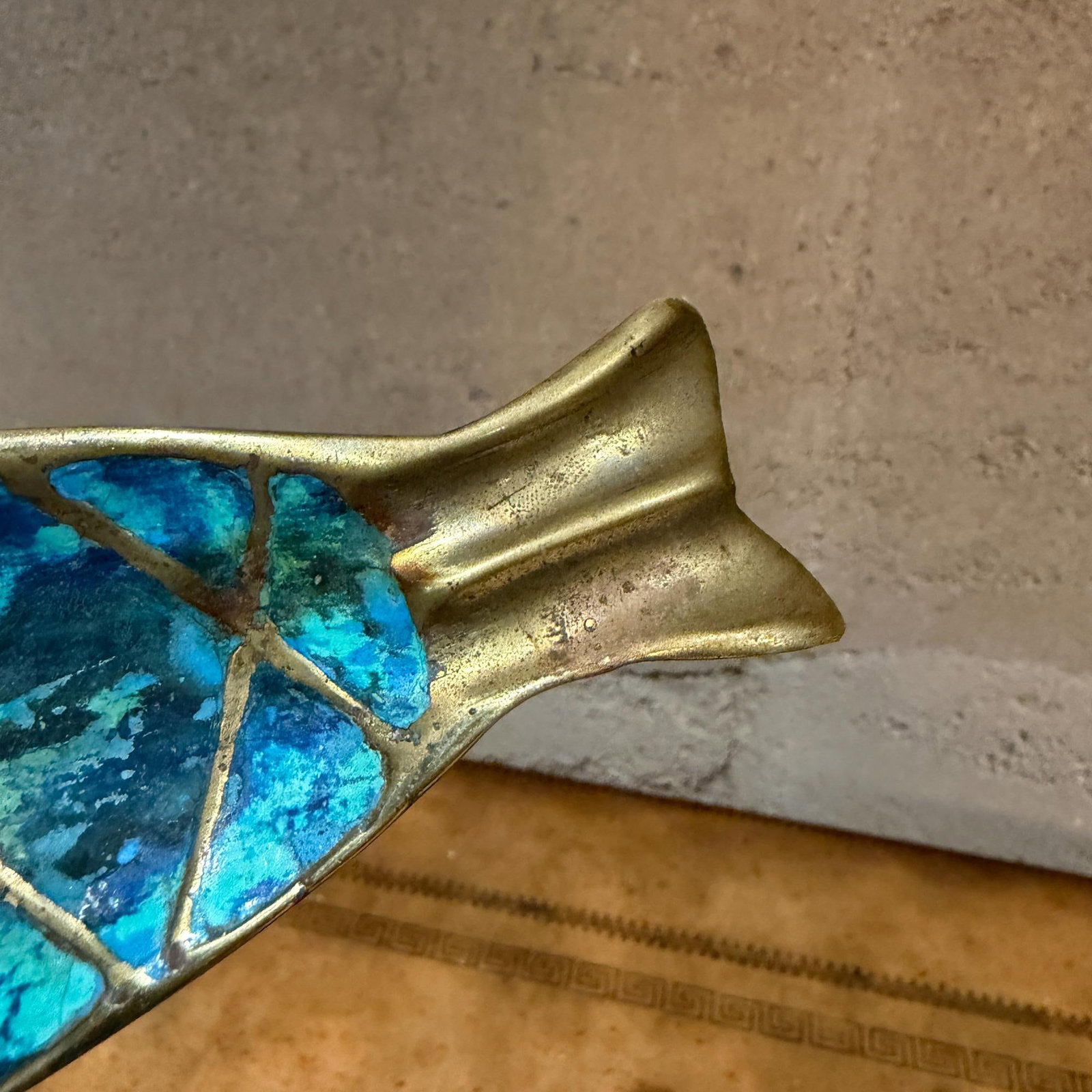 Mid-Century Mexican Modern Brass Fish Ashtray Dish Catch All by Pepe Mendoza - 6