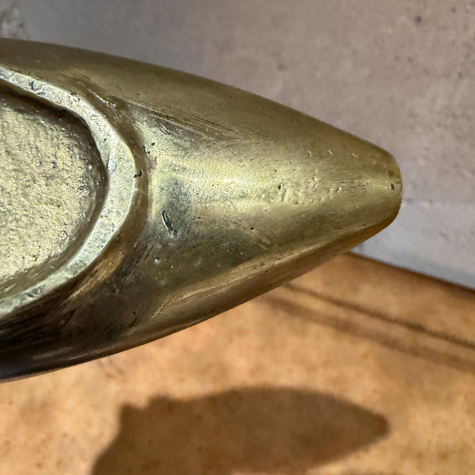 Mid-Century Mexican Modern Brass Fish Ashtray Dish Catch All by Pepe Mendoza - 9