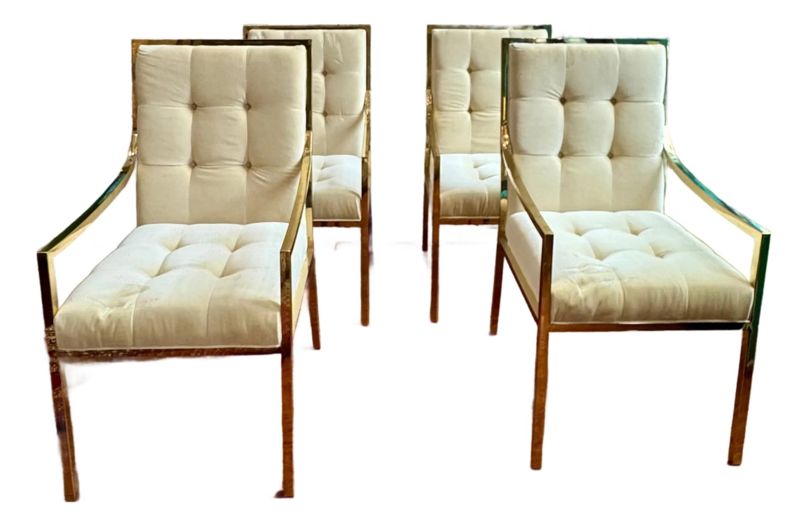 19th Century Set of Four Ballard Design Darla Dining Room Chairs (1 of 7)