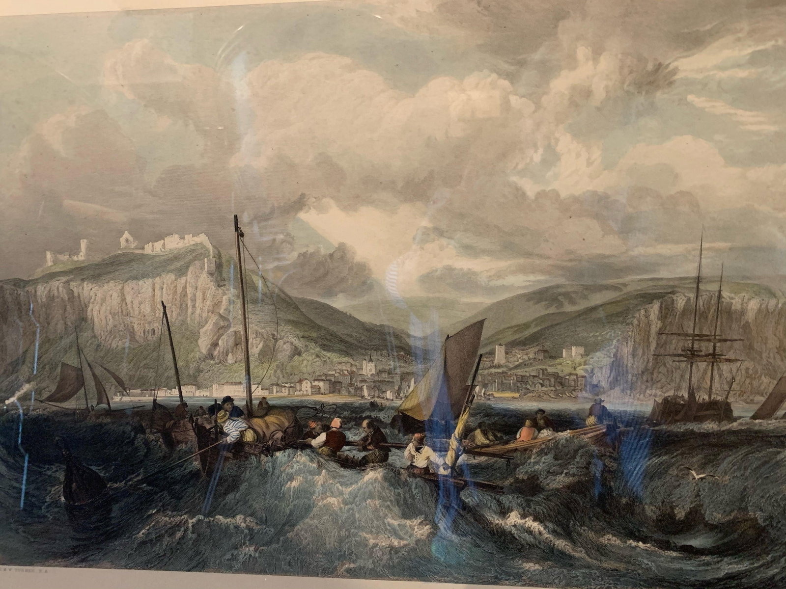 Late 20th Century Pair of Joseph Mallard William Turner House Lithographs - 2