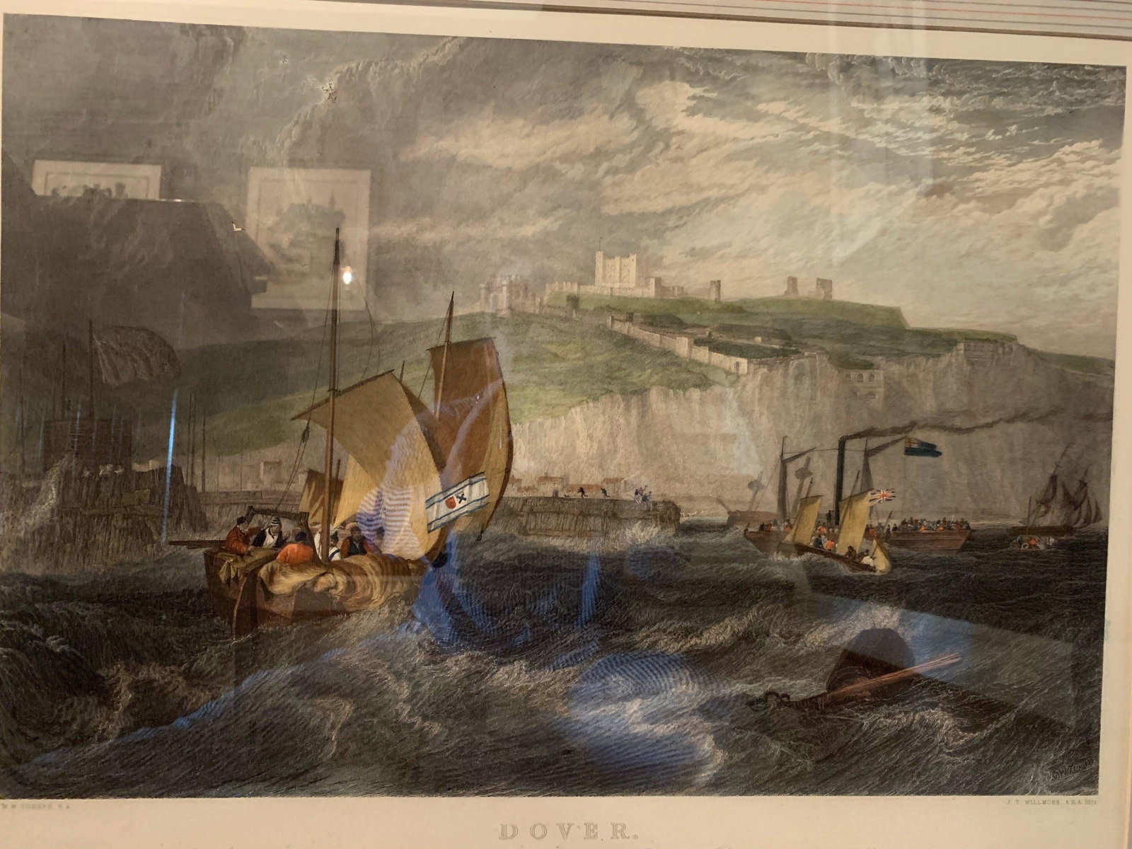 Late 20th Century Pair of Joseph Mallard William Turner House Lithographs - 3