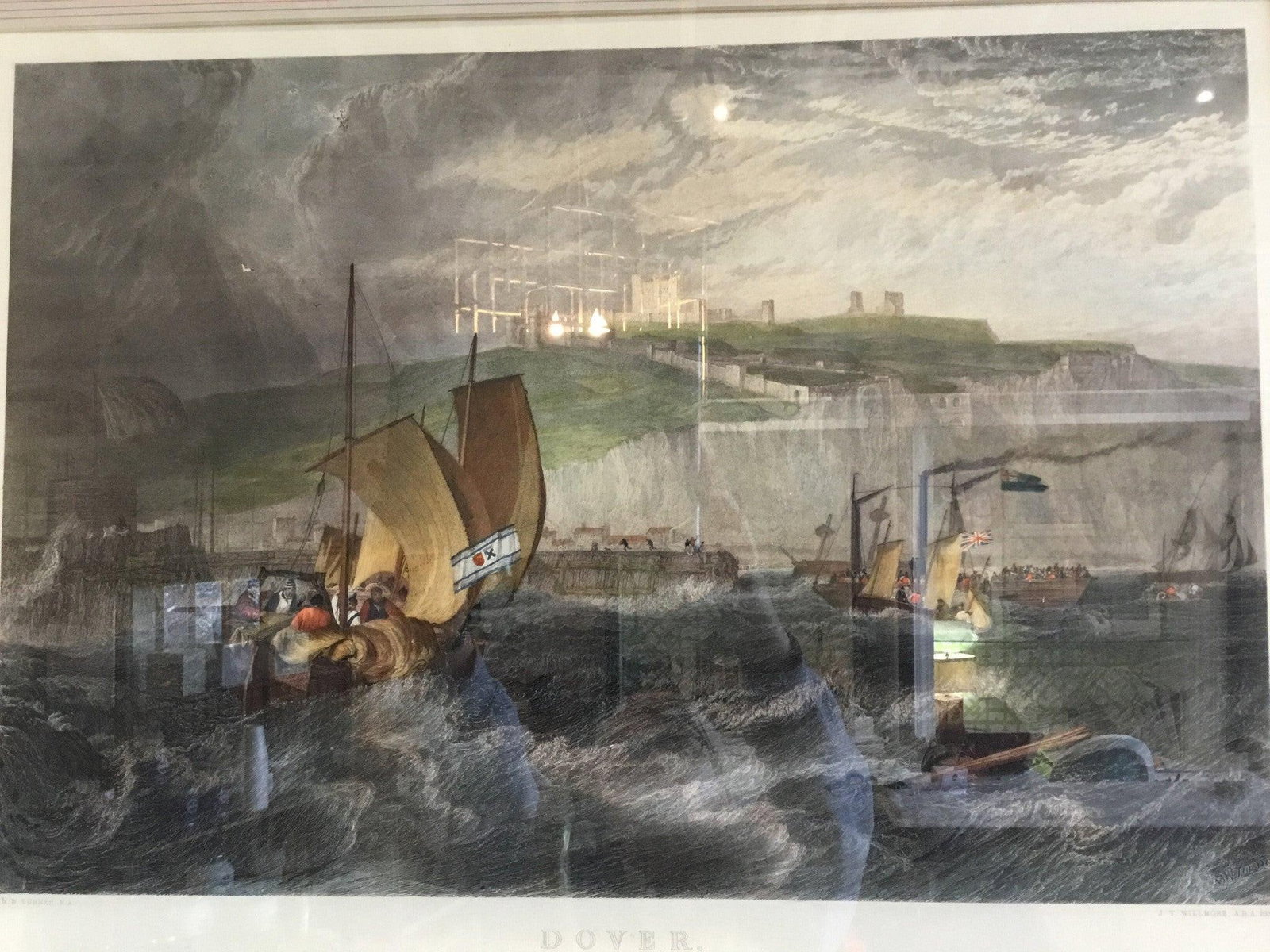 Late 20th Century Pair of Joseph Mallard William Turner House Lithographs - 5