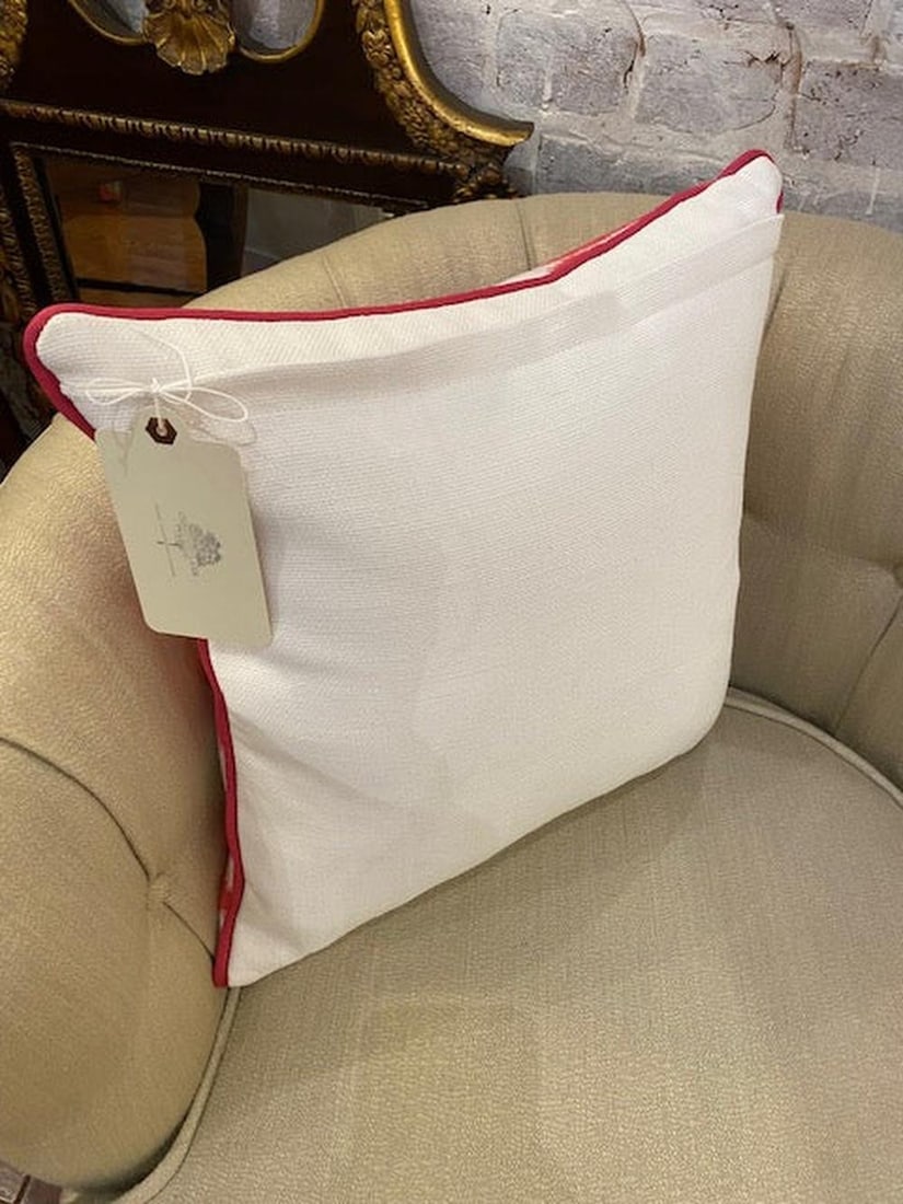 Custom Stroheim Bhutan Fuchsia Pillow - 2