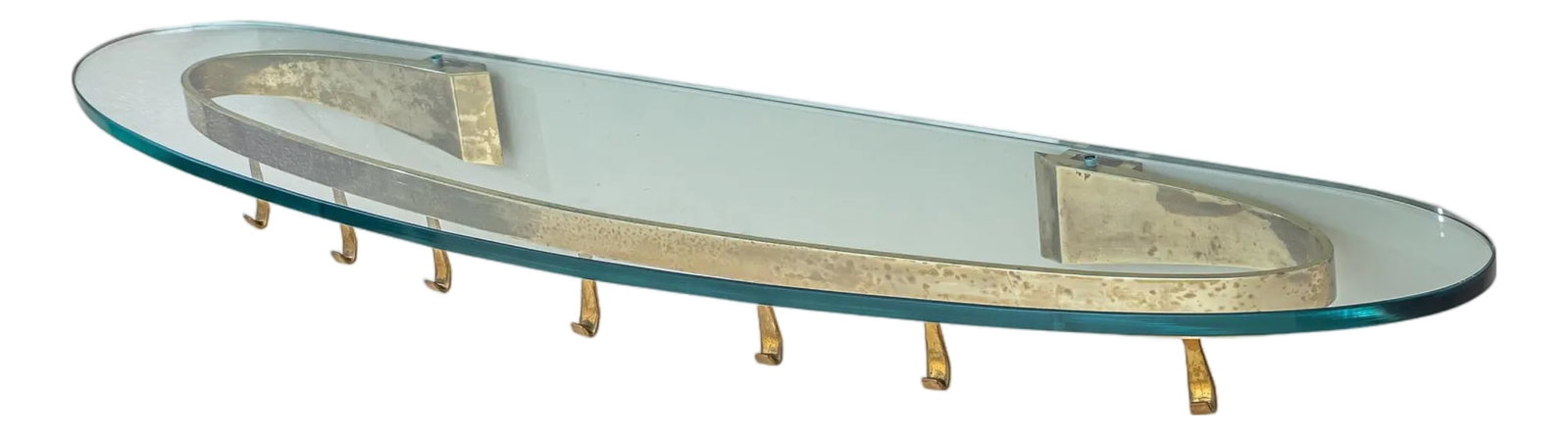 Model 2185 Wall Coat Rack by Max Ingrand for Fontana Arte, Italy, circa 1955 (1 of 5)