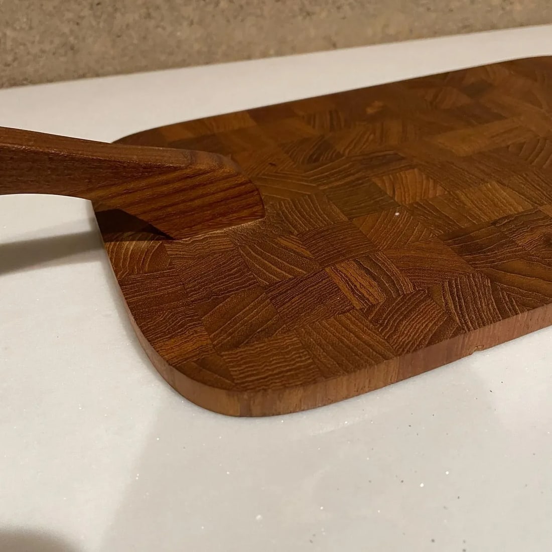 1960s Teakwood Hostess Serving Tray Charcuterie Denmark - 2