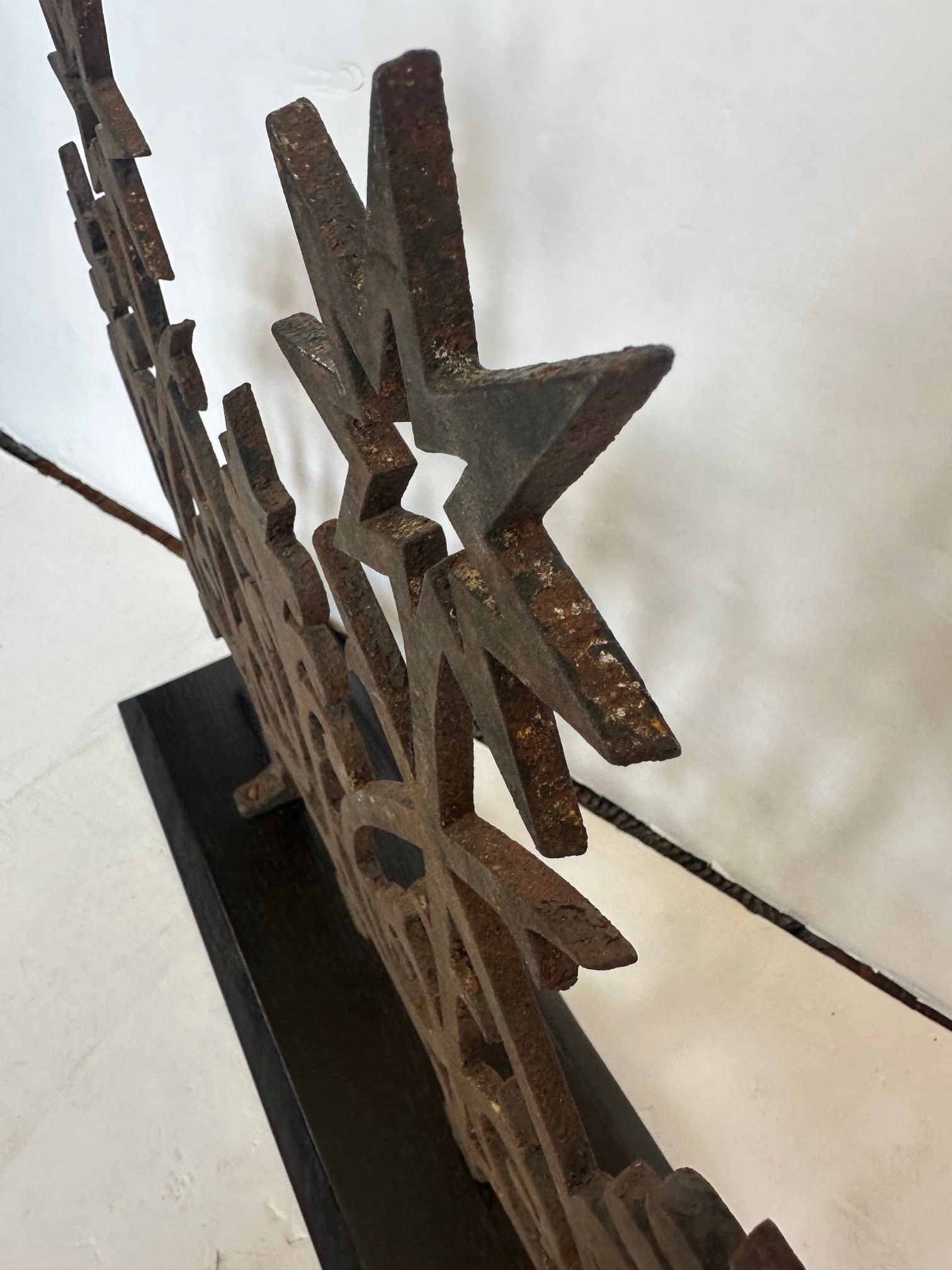 One of a Kind Found Object Iron Fragment Sculpture - 3