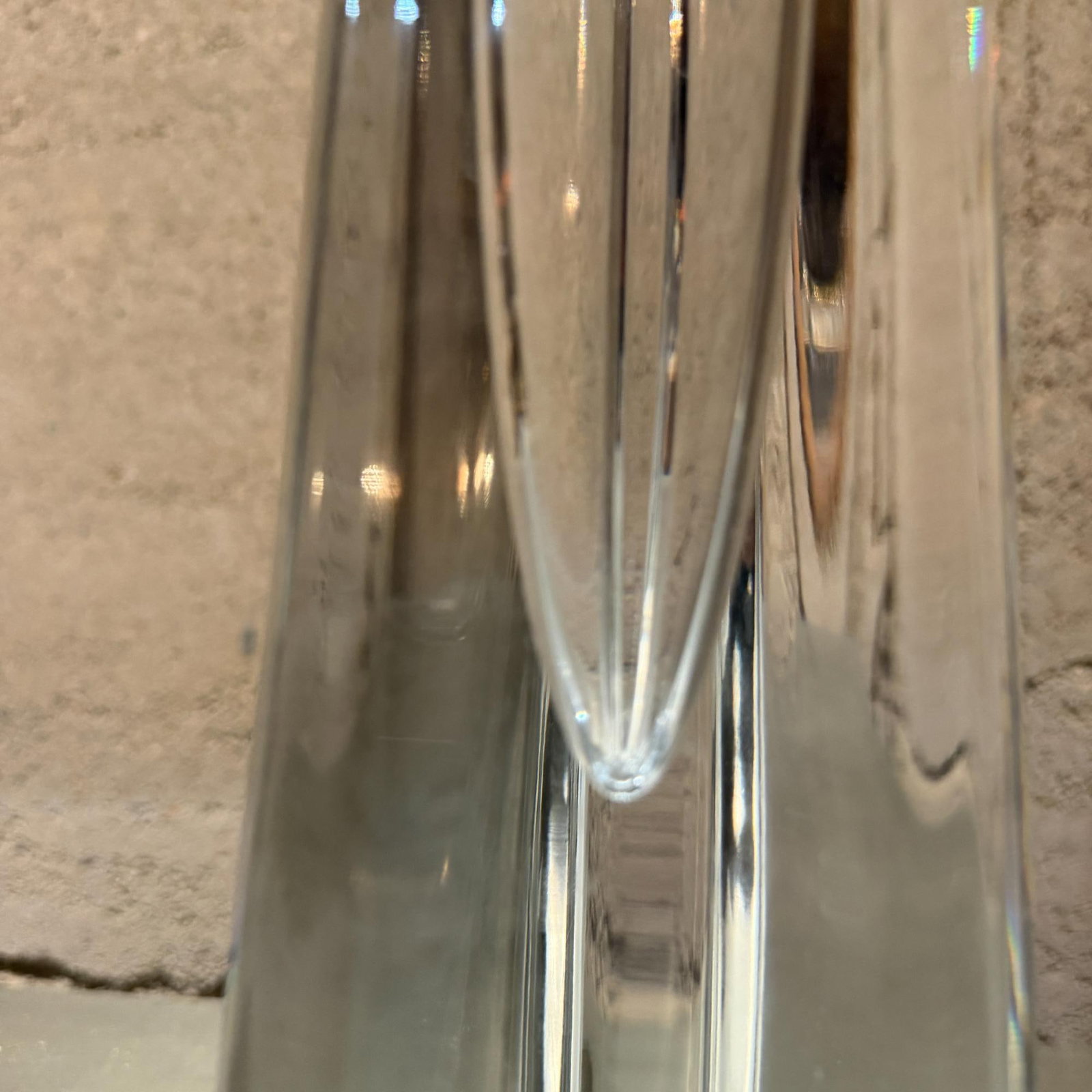 Mid-Century Modern Baccarat "Rose" Faceted Crystal Bud Vase - 10