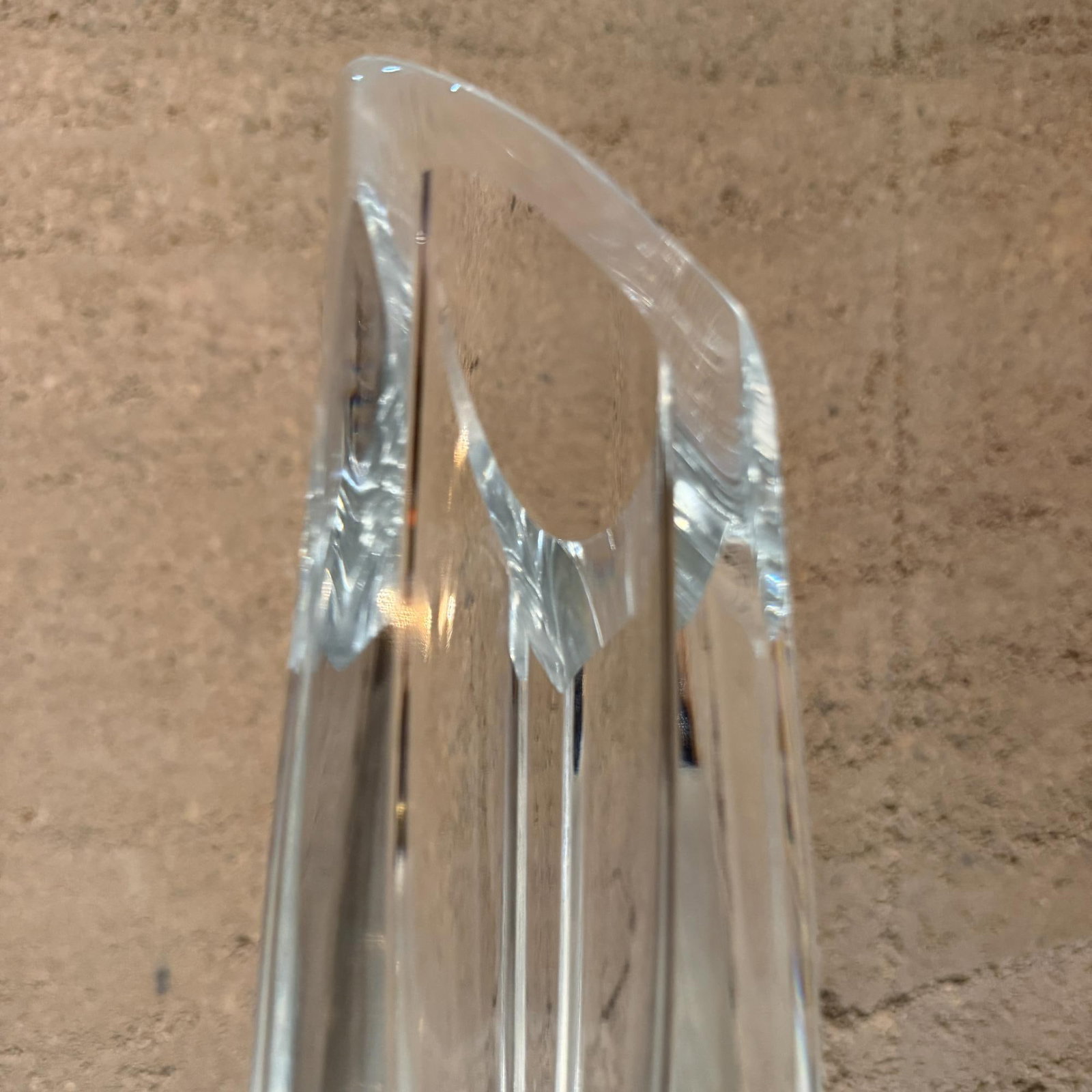 Mid-Century Modern Baccarat "Rose" Faceted Crystal Bud Vase - 11