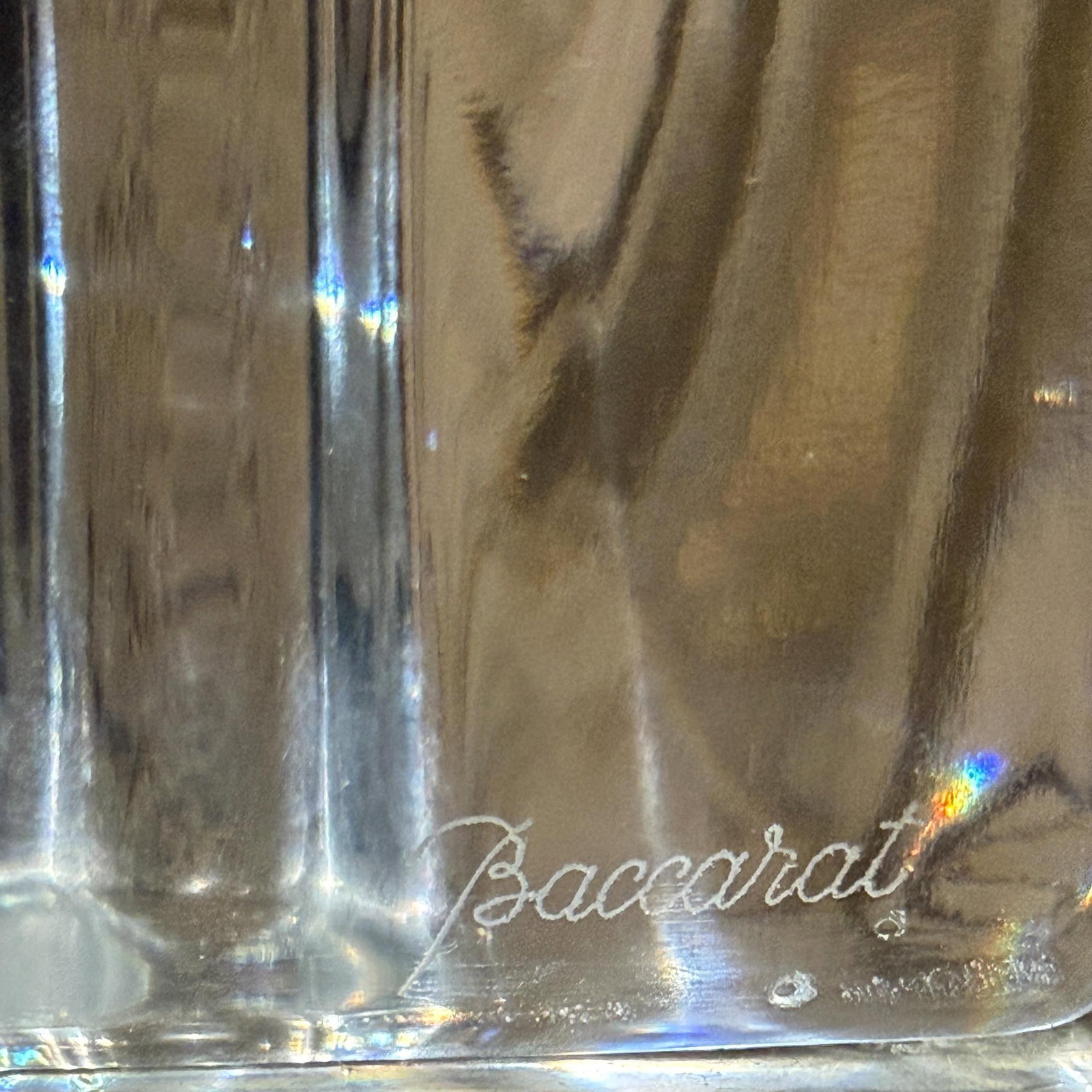 Mid-Century Modern Baccarat "Rose" Faceted Crystal Bud Vase - 5