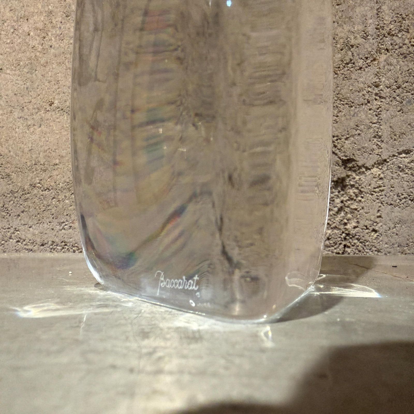 Mid-Century Modern Baccarat "Rose" Faceted Crystal Bud Vase - 7