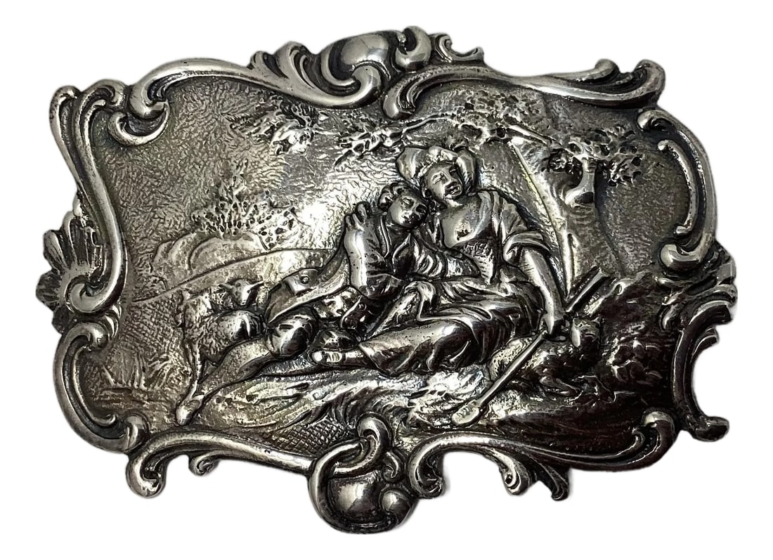 Late 19th Century Victorian Handmade Sterling Brooch. Purchased From the Ann Miller Estate.: Beautiful, detailed Barstow & Luther brooch. Sterling silver. Purchased from the Ann Miller estate. Condition: Alterations: Original Condition Unaltered Imperfections: Some Imperfections Condition