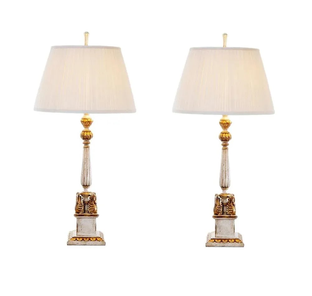 Italian Empire Style Table Lamps "Solange" - a Pair - 5