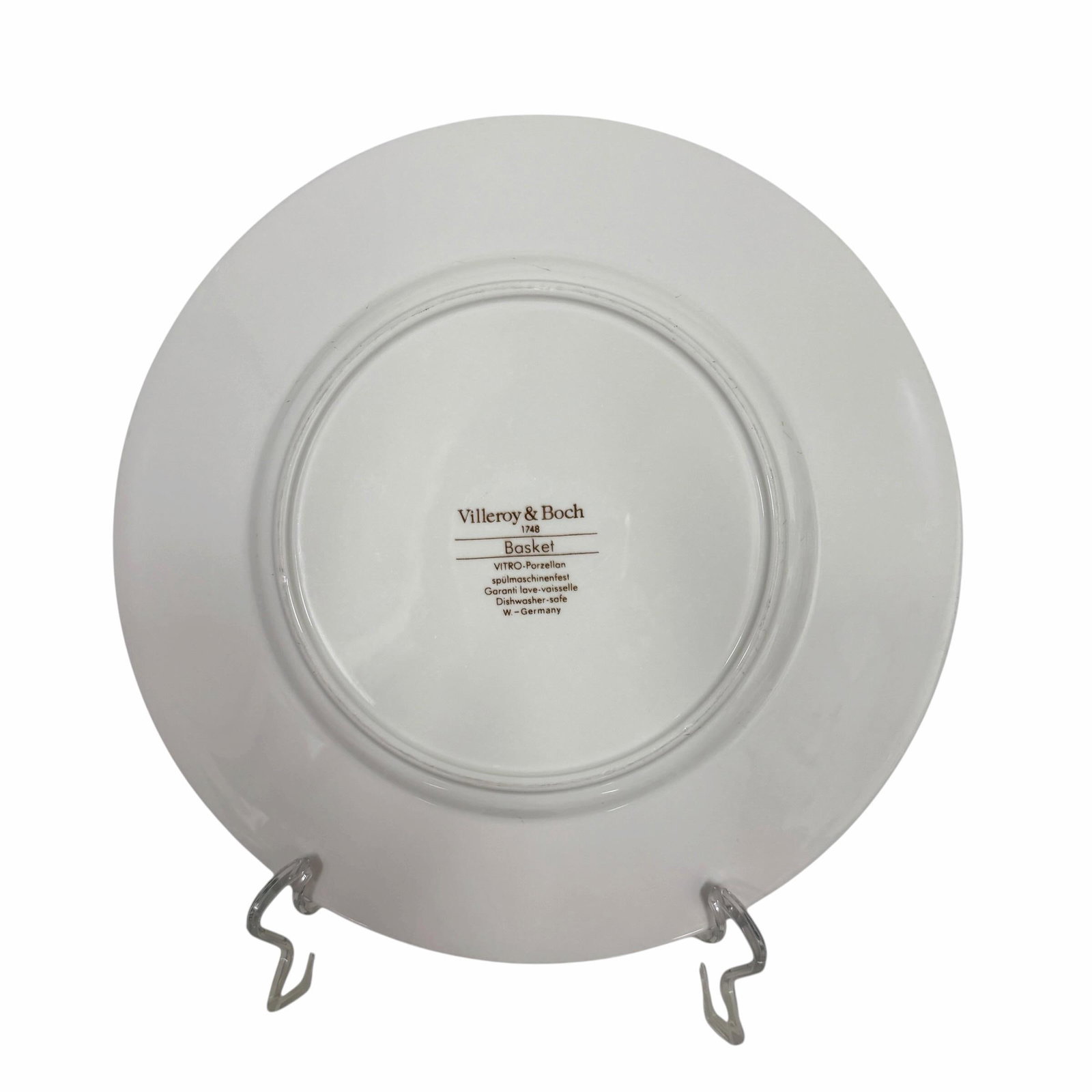 1990s Villeroy & Boch Basket Pattern Dinner Plate - Set of 13 - 7