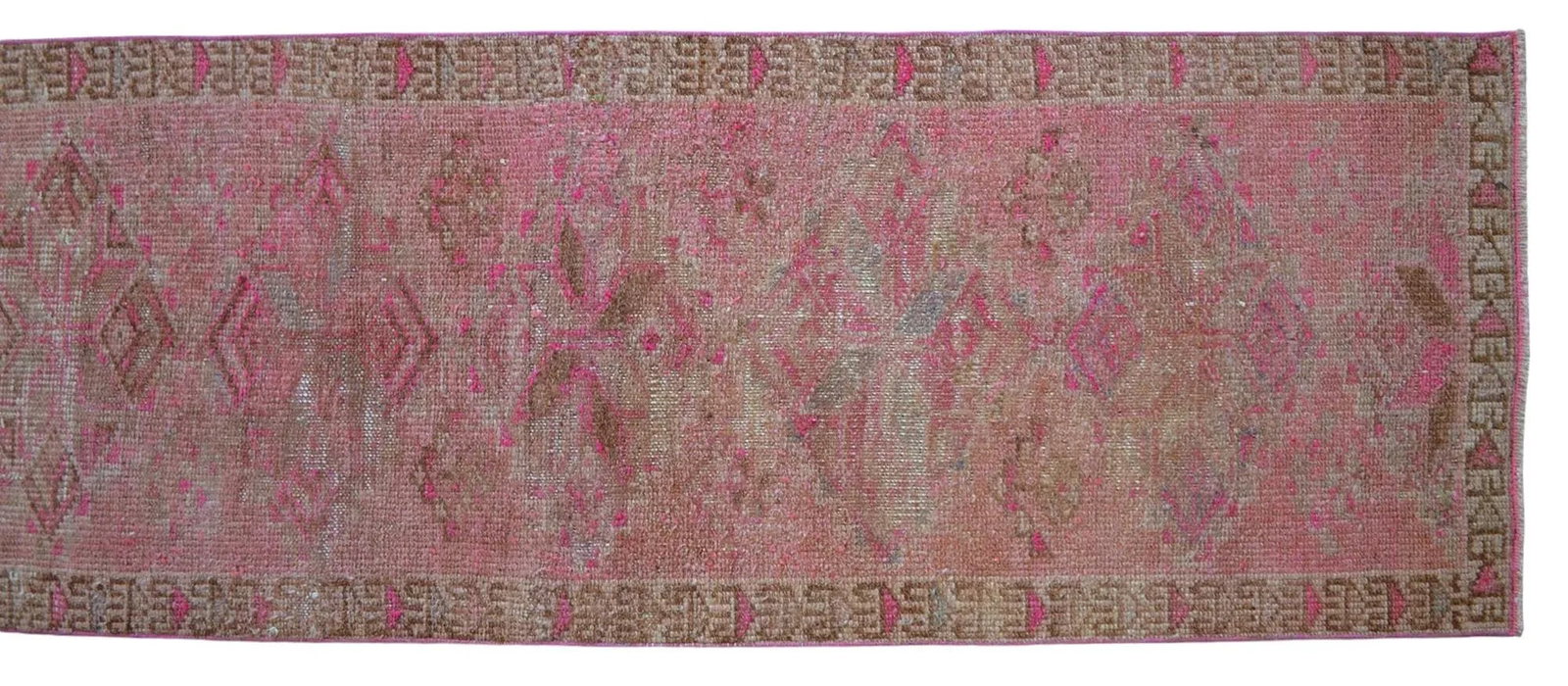 Vintage Turkish Oushak Runner Rug – Hand-Knotted Wool, Corridor Hallway Rug Narrow Hallway - 10