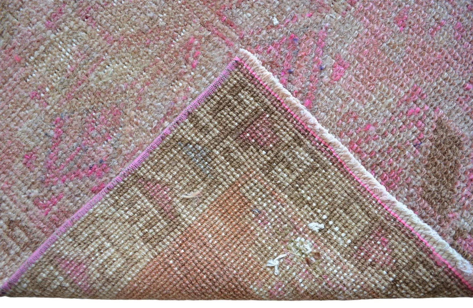 Vintage Turkish Oushak Runner Rug – Hand-Knotted Wool, Corridor Hallway Rug Narrow Hallway - 12