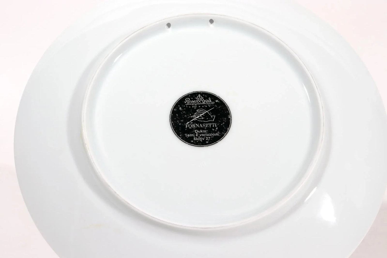 Piero Fornasetti Rosenthal Themes & Variations Porcelain Plate, # 27 - 2
