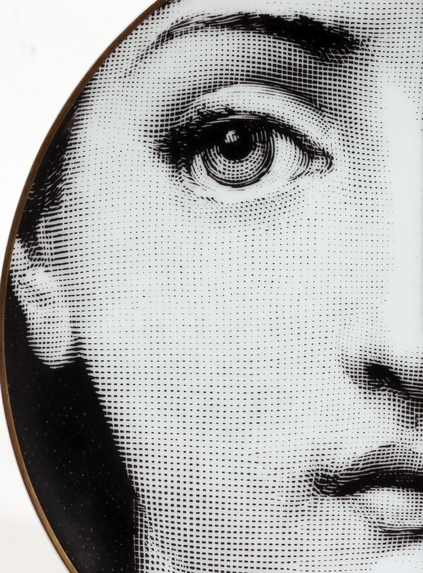 Piero Fornasetti Rosenthal Themes & Variations Porcelain Plate, # 27 - 6
