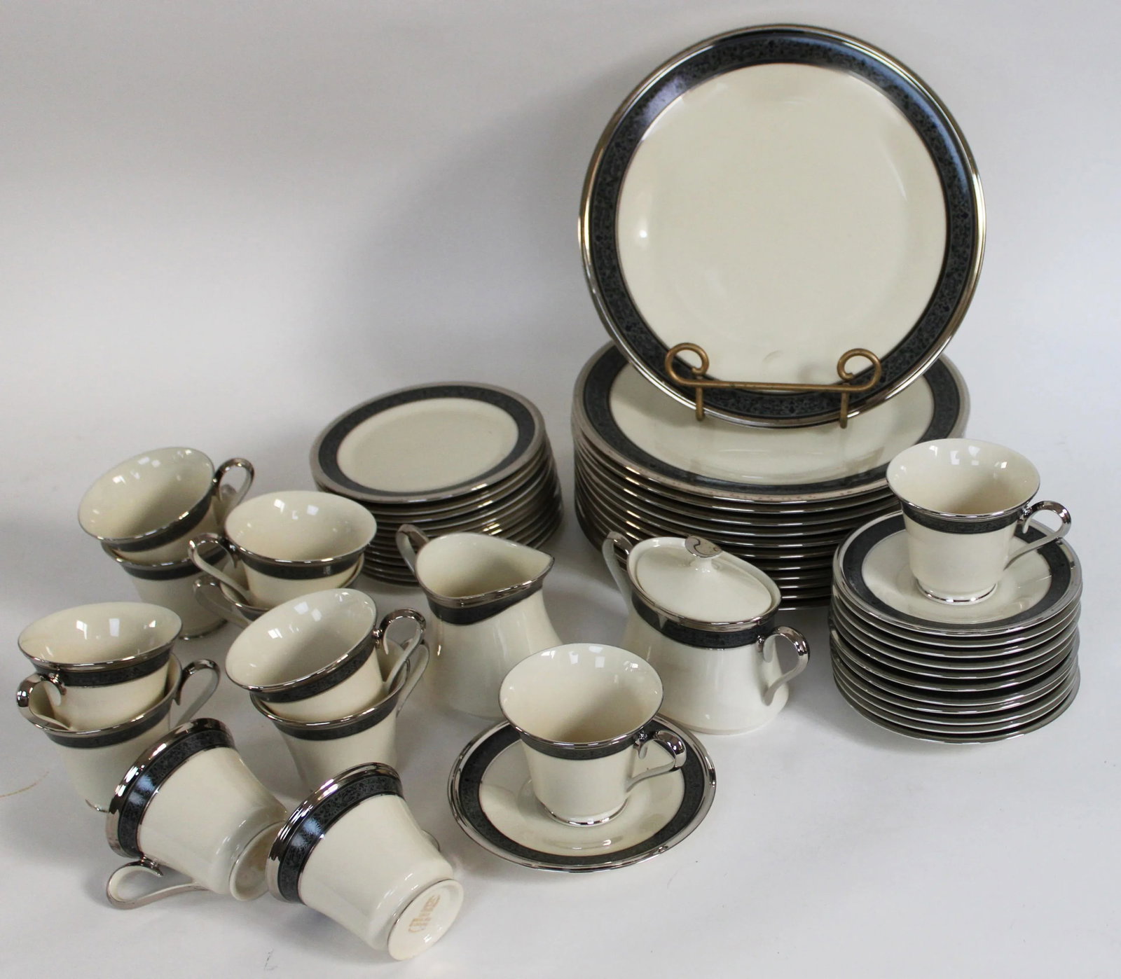 Lenox China Moonlight Mood- Service for 12 Plus Sugar/Creamer 63 PCS - 7