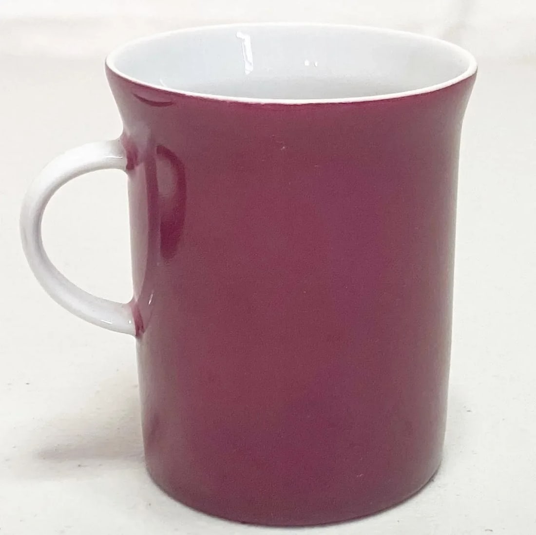 1960s Secunda Purple Tea Cups by Hans Theo Baumann With Piemonte Saucers by Emilio Pucci for Rosenth - 4