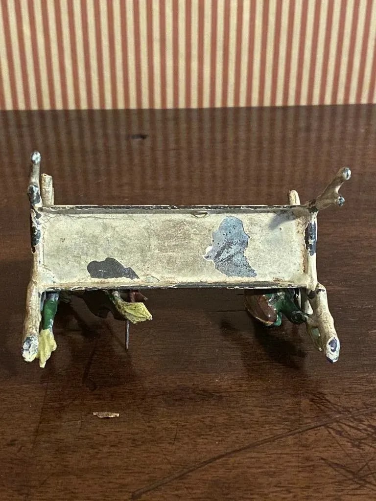 Late 19th Century Cold Painted Bronze Frog Musicians, Austrian - Set of 3 - 4