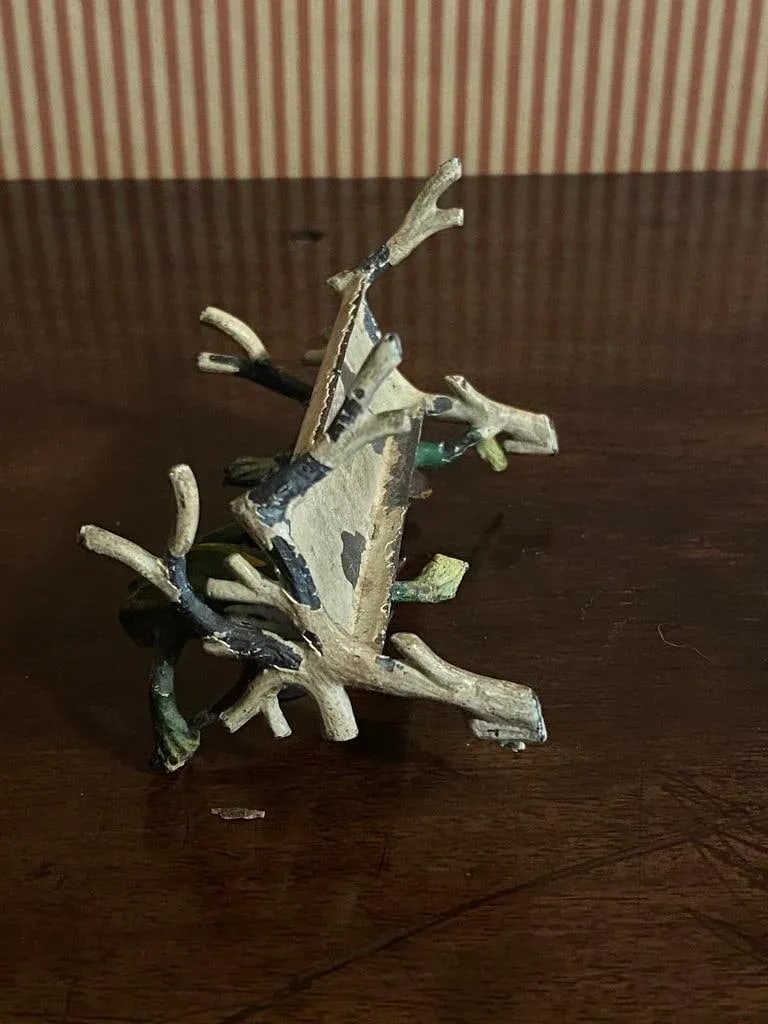 Late 19th Century Cold Painted Bronze Frog Musicians, Austrian - Set of 3 - 5
