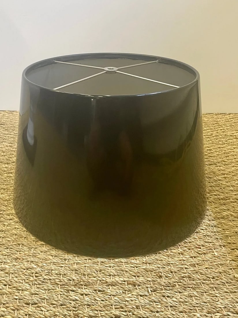 Pair of Dorothy Draper Style Urn Base Floor Lamp Side Tables - 9
