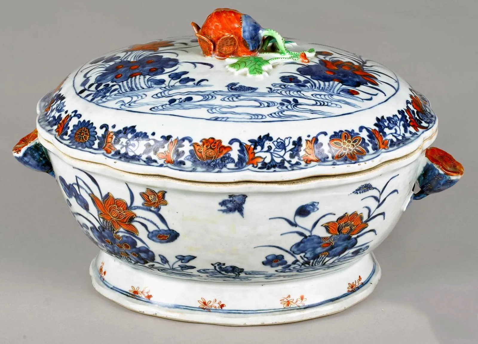 Chinese Export Porcelain Imari Tureen and Cover - 13
