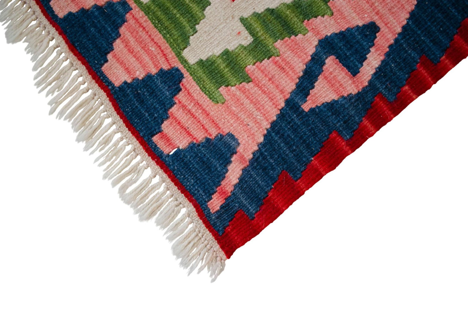 1980s Hand Woven Kilim Turkish Flat Weave Area Rug - 3"²7"³ × 5"²7"³ - 11