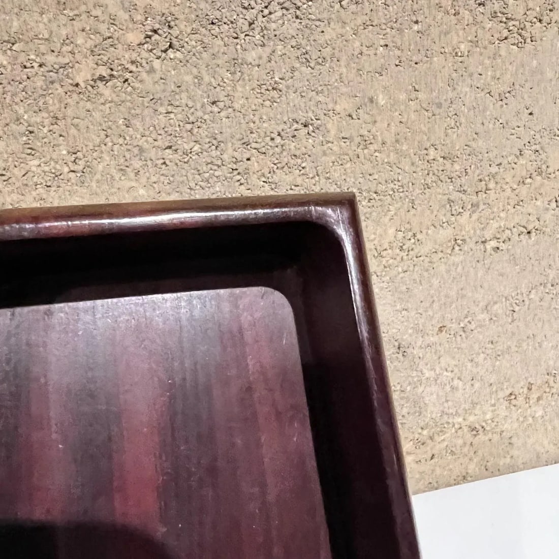 1940s Hand Carved Mahogany Box Silver Aztec Indian - 8