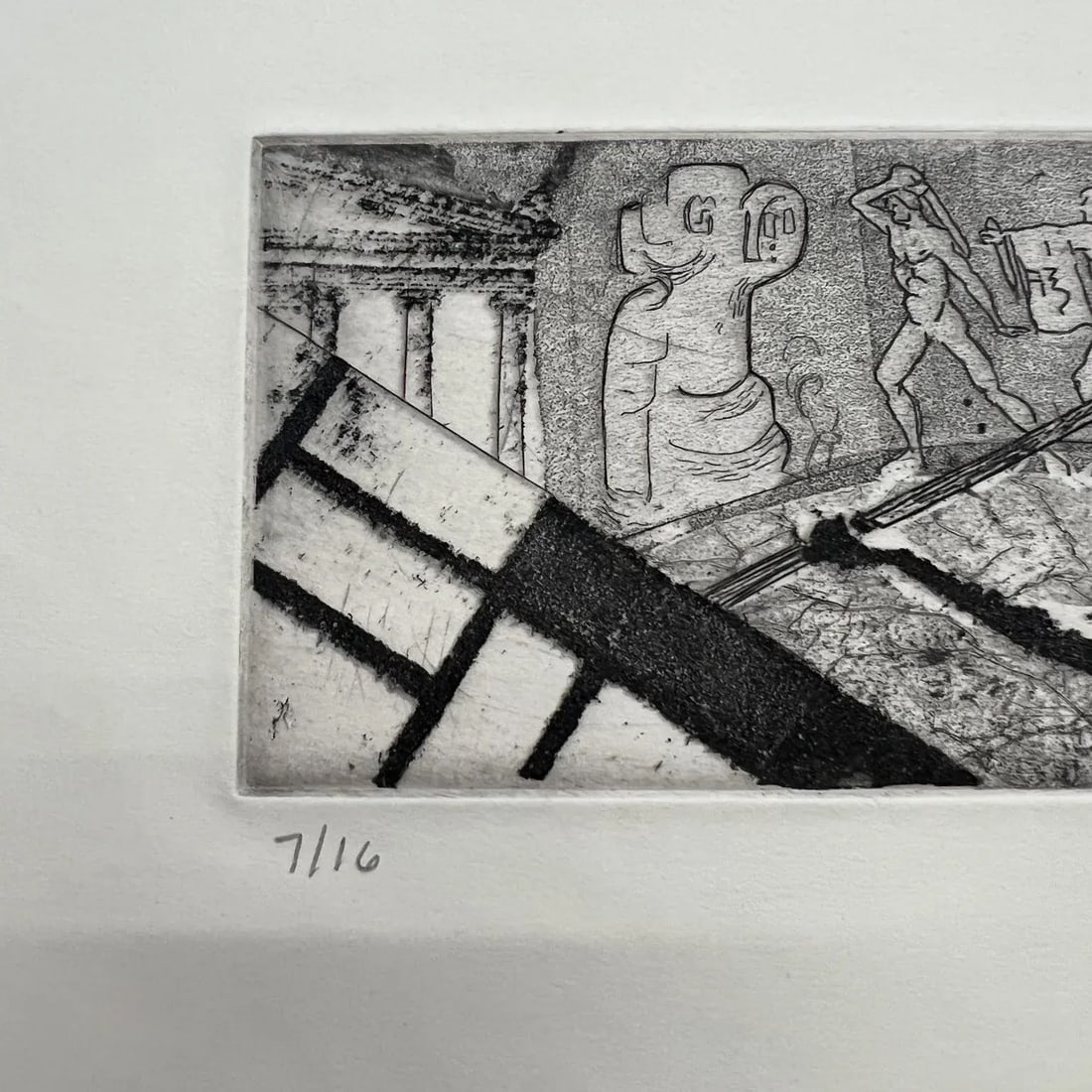 Aesthetic Battle 7/16 Signed P. Schaewe Print Artwork on Paper - 2
