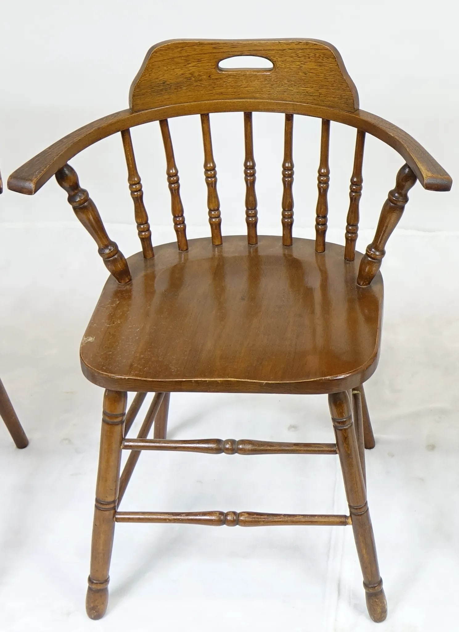 Early 20th Century Wooden Armchairs - Set of 4 - 2