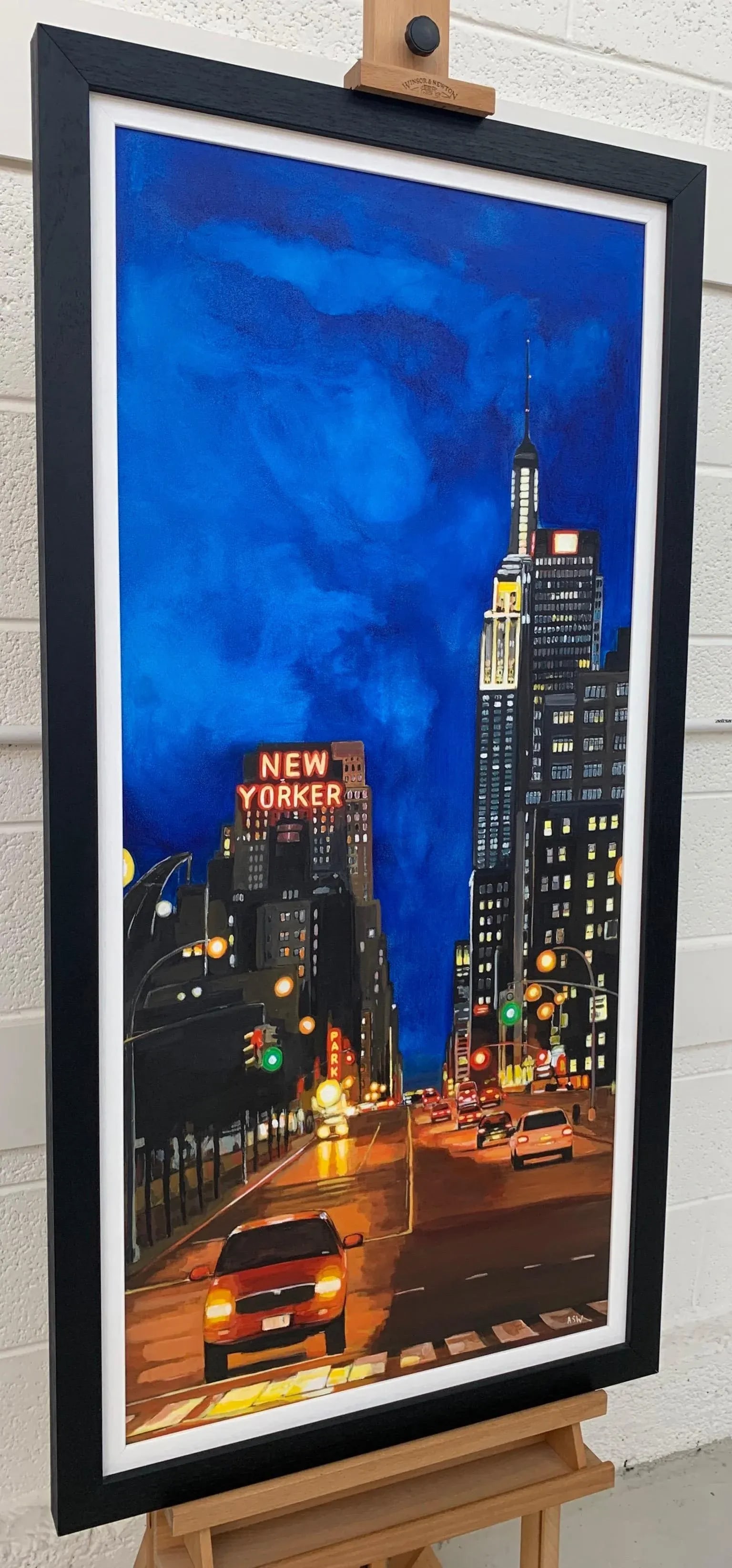 The New Yorker Hotel 8th Avenue Manhattan New York City - Unique Original Art by British Urban Lands - 3