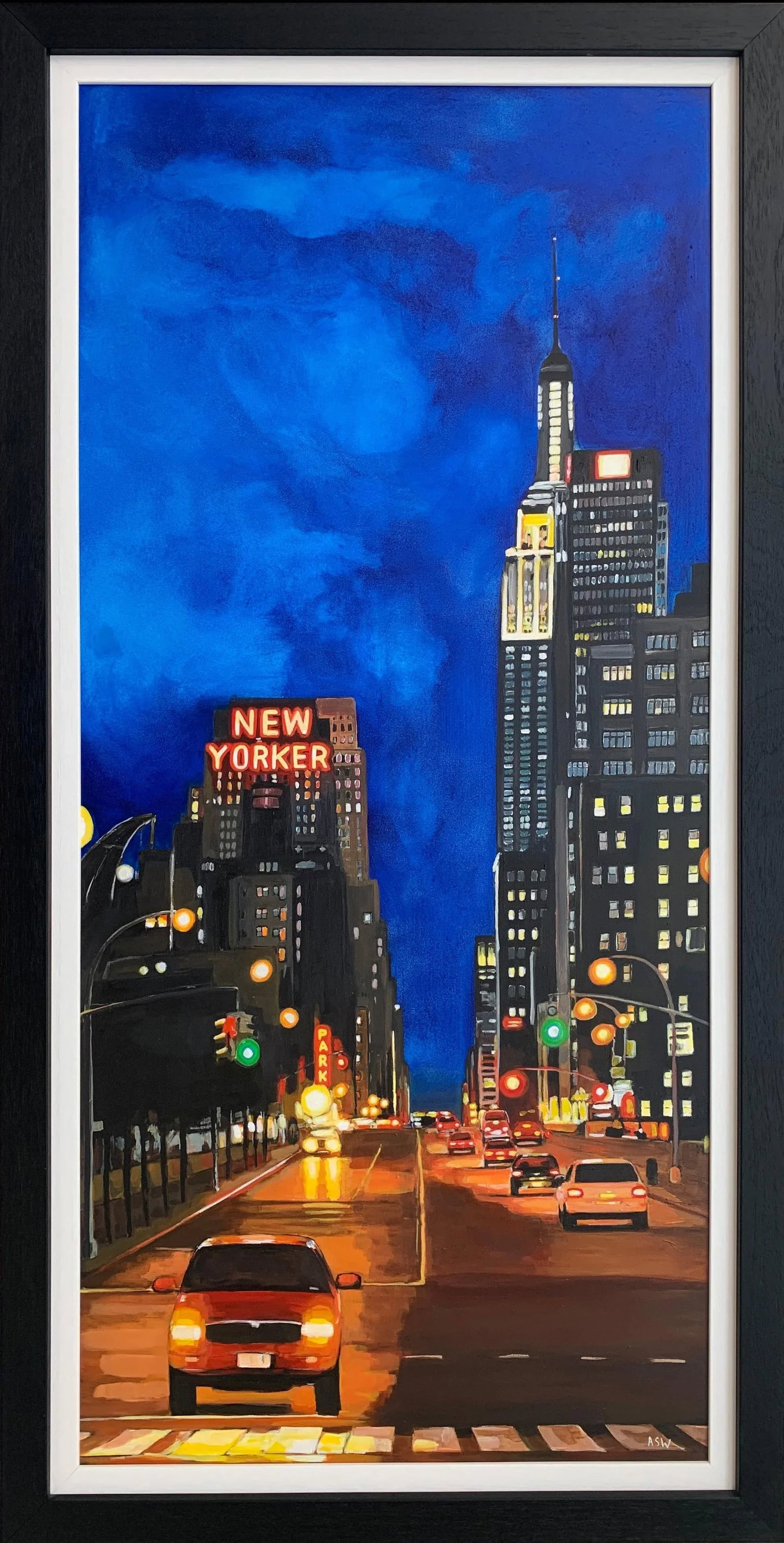 The New Yorker Hotel 8th Avenue Manhattan New York City - Unique Original Art by British Urban Lands - 9