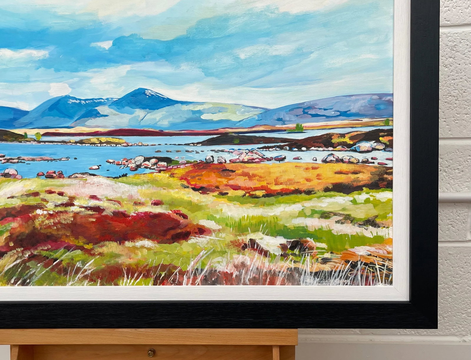 Colourful Abstract Landscape Painting of Scottish Highlands Contemporary Artist - 10
