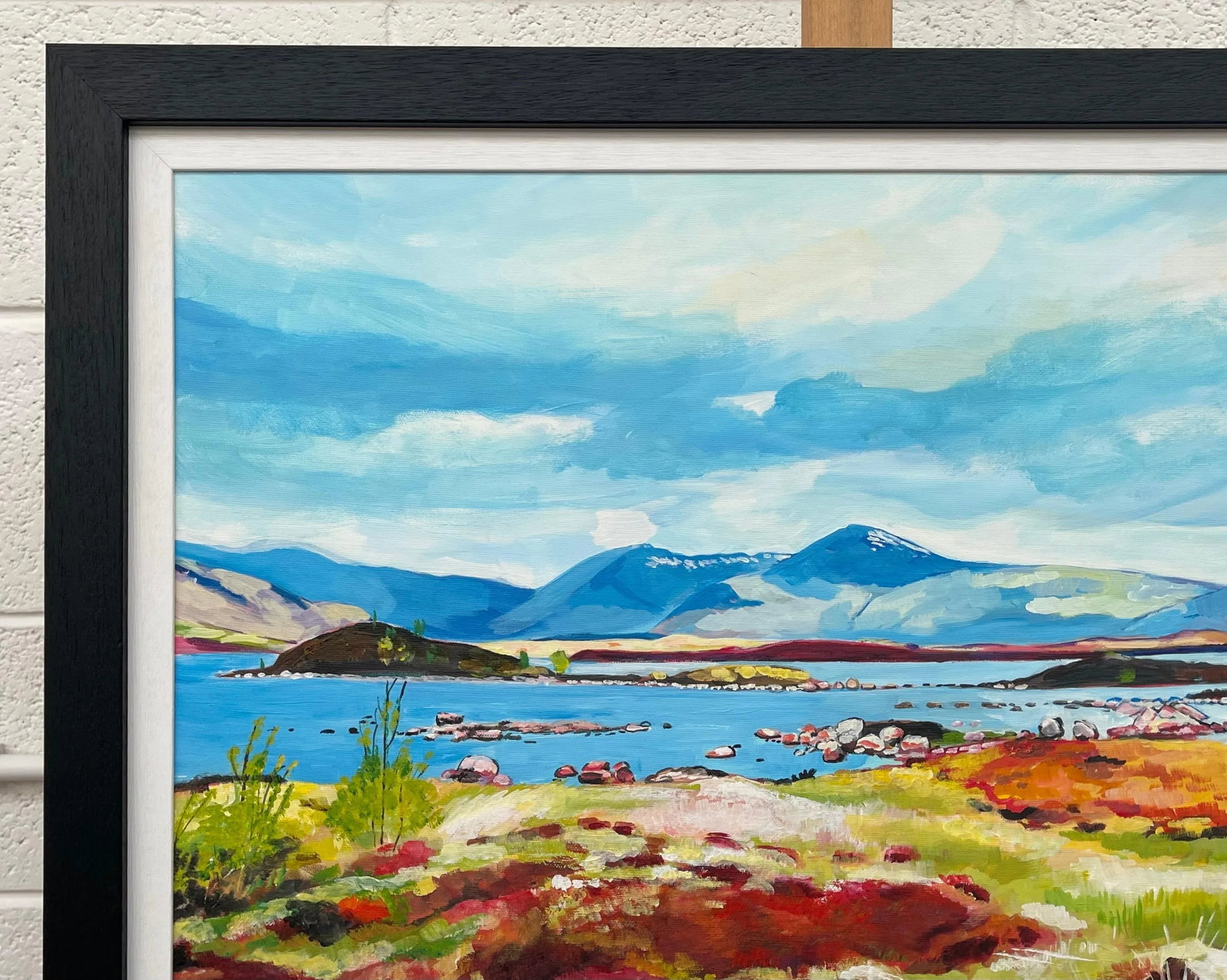 Colourful Abstract Landscape Painting of Scottish Highlands Contemporary Artist - 4
