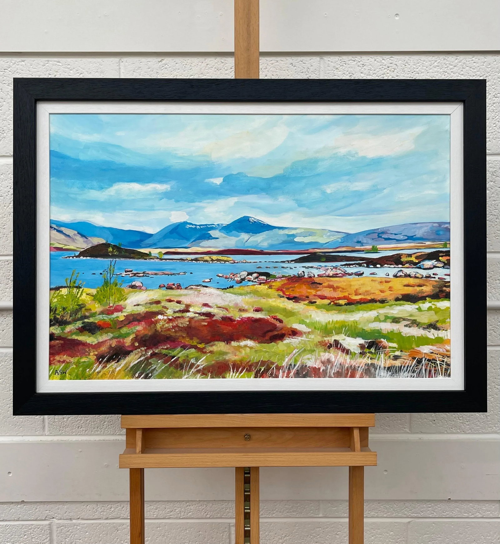 Colourful Abstract Landscape Painting of Scottish Highlands Contemporary Artist - 6