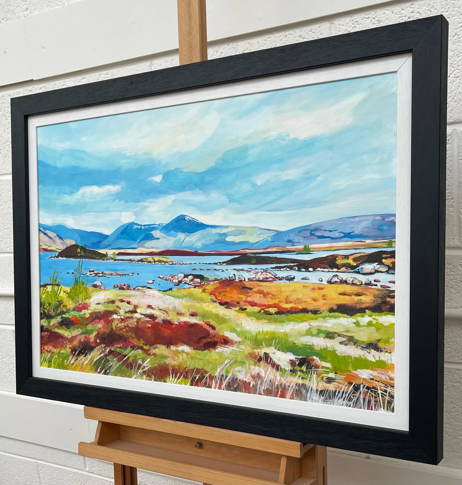 Colourful Abstract Landscape Painting of Scottish Highlands Contemporary Artist - 7