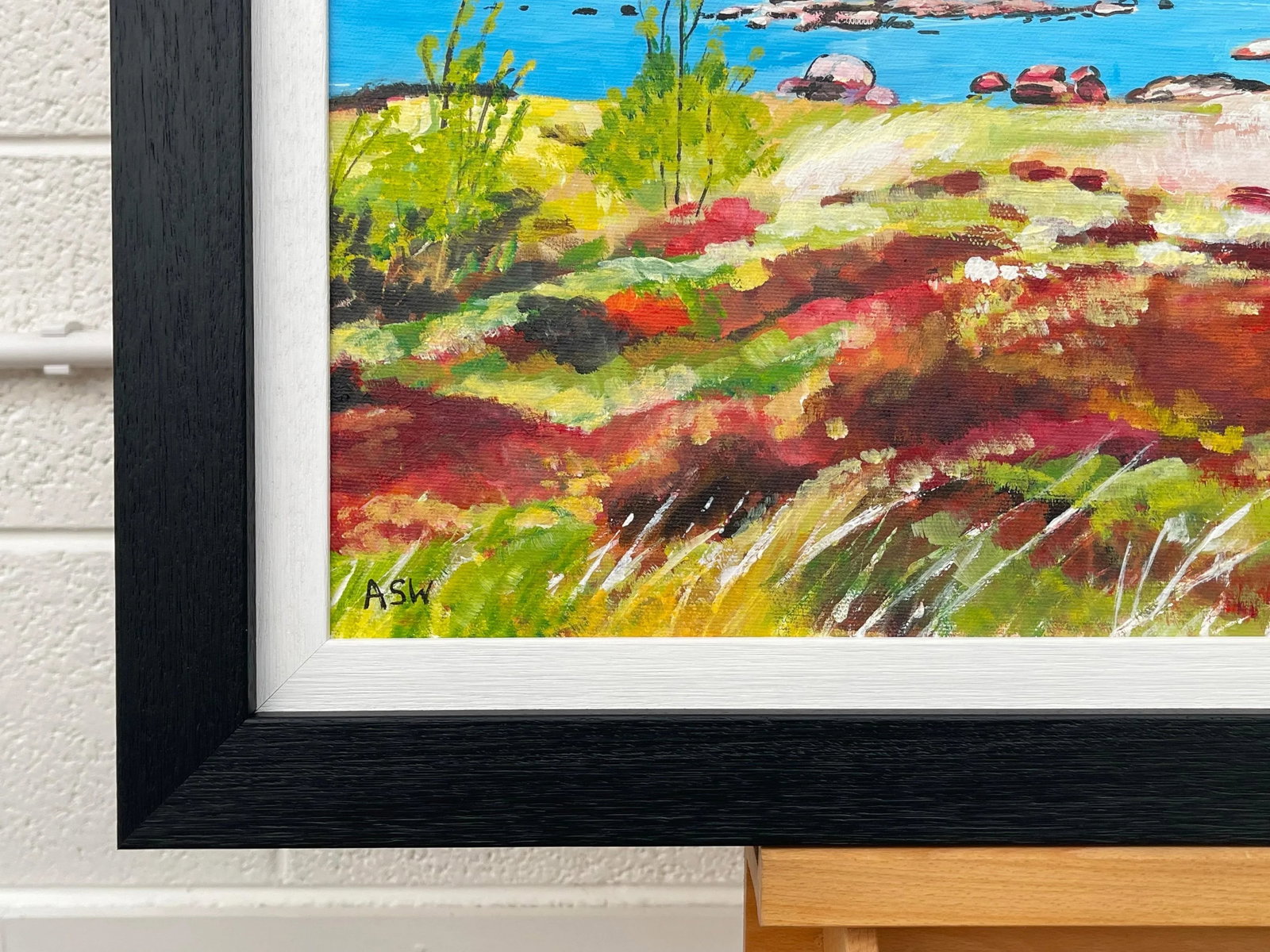 Colourful Abstract Landscape Painting of Scottish Highlands Contemporary Artist - 8
