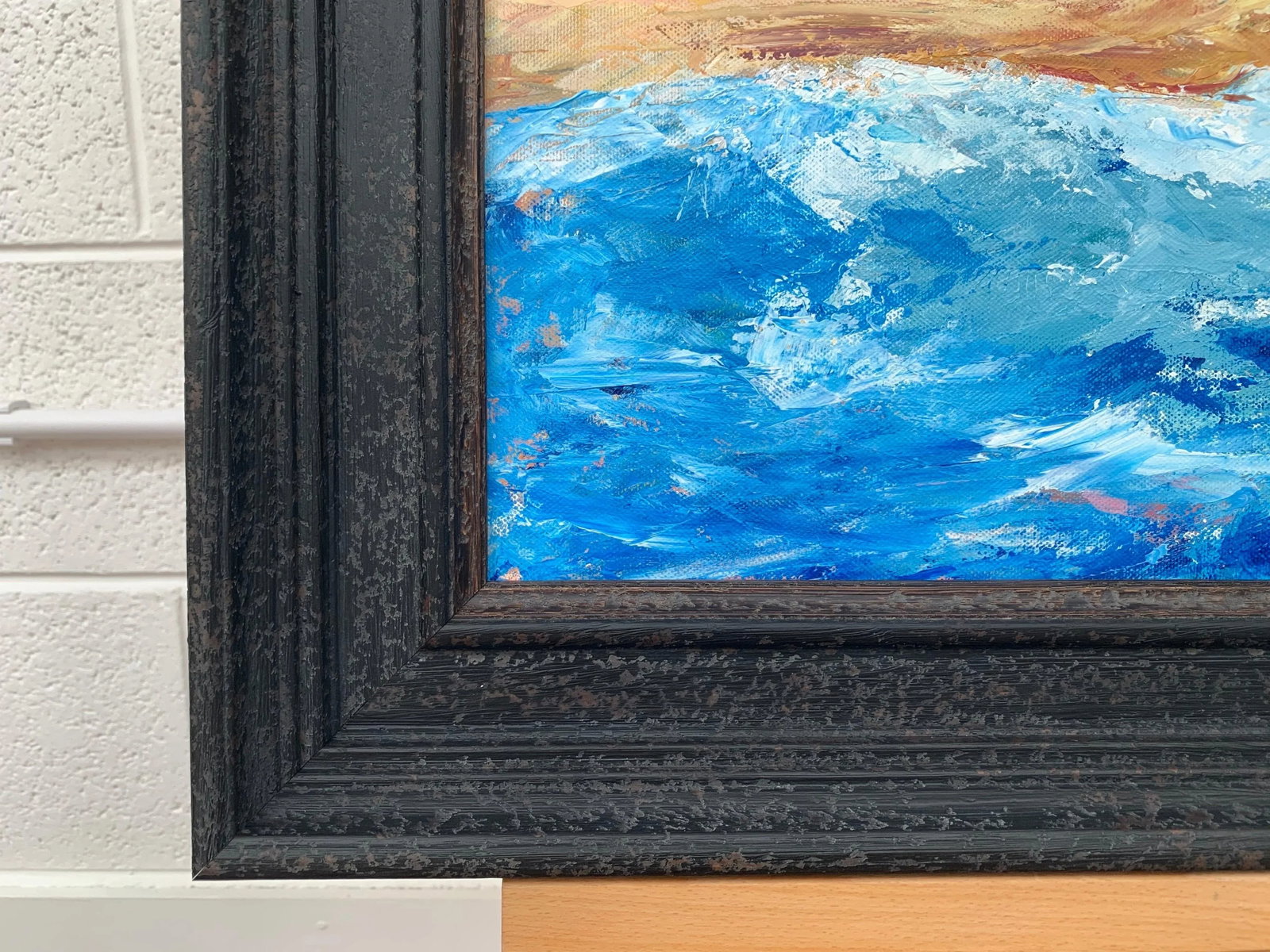 Impressionistic Seascape Beach Landscape Painting Unique Original Art by Contemporary British Artist - 7
