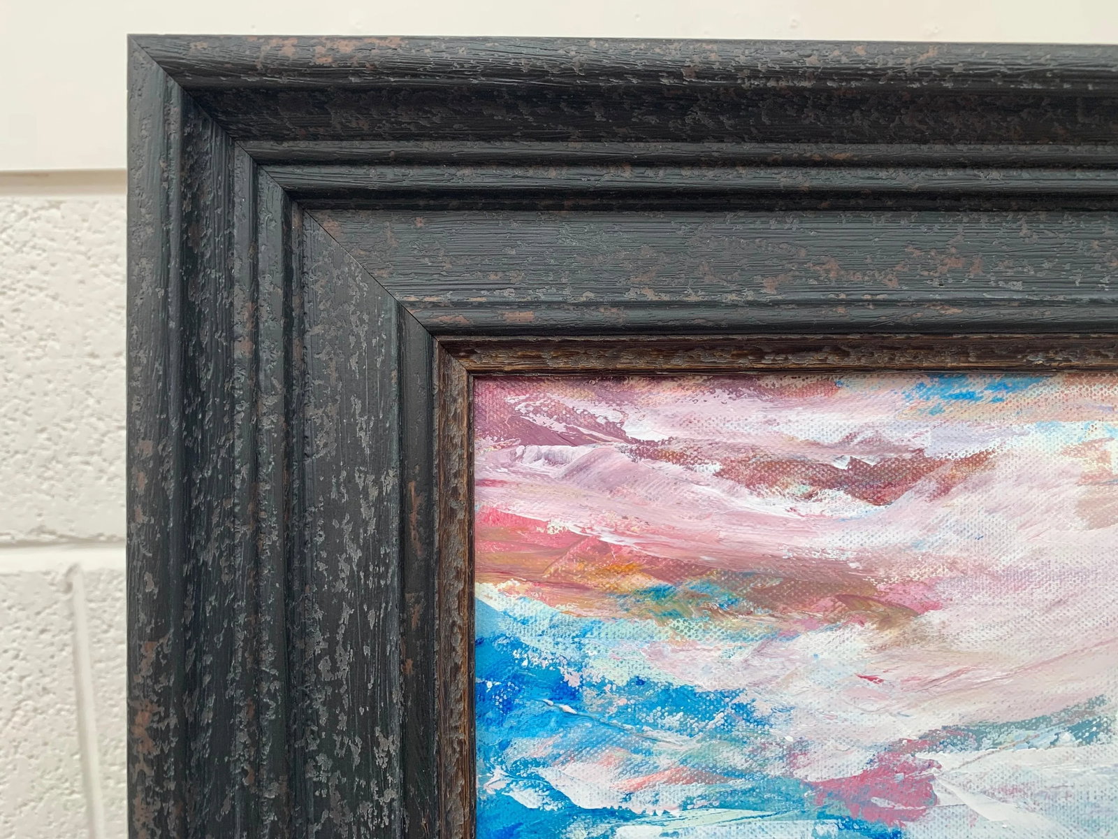 Impressionistic Seascape Beach Landscape Painting Unique Original Art by Contemporary British Artist - 8