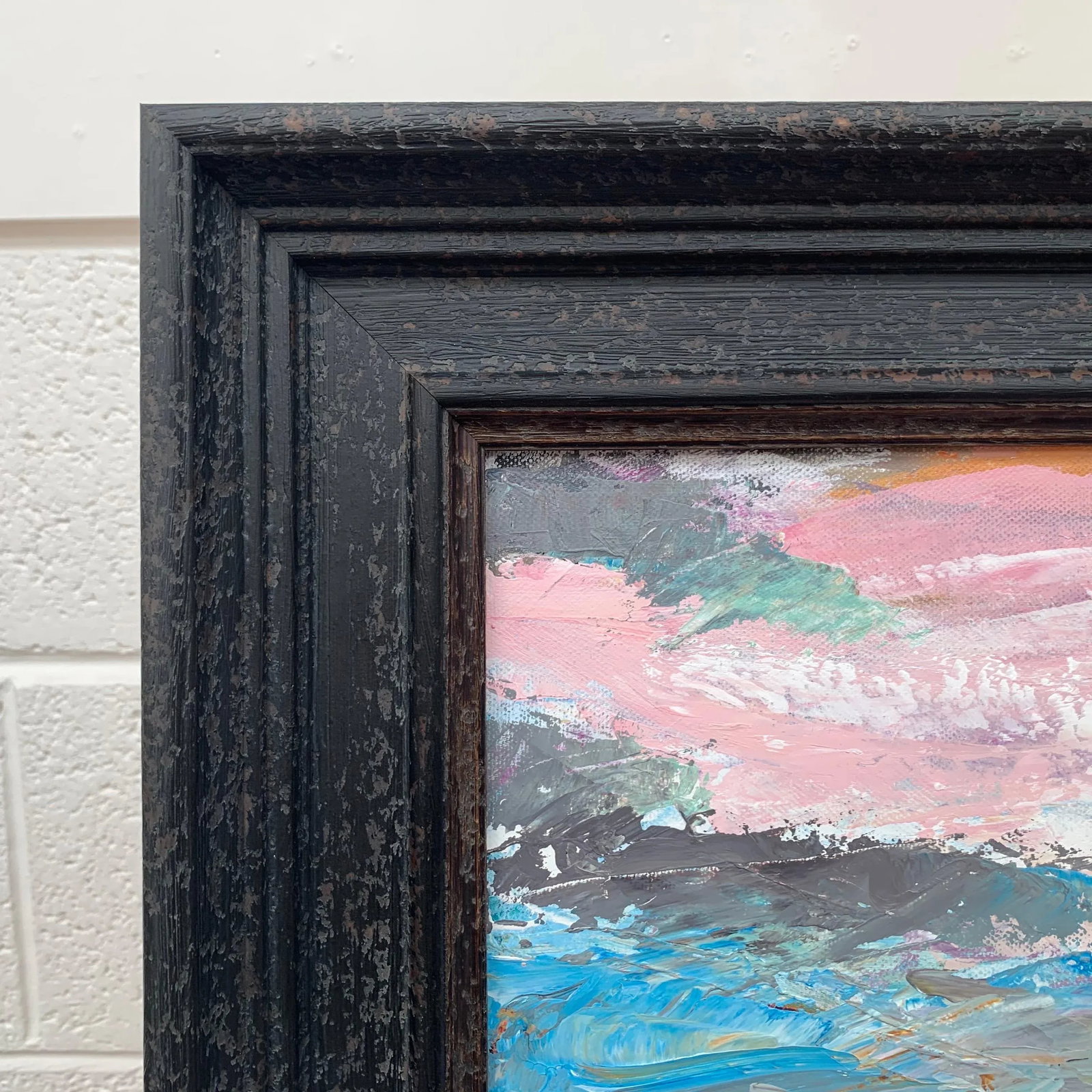 Abstract Beach Seascape Landscape Light Colours - Unique Original Art by Contemporary British Artist - 6