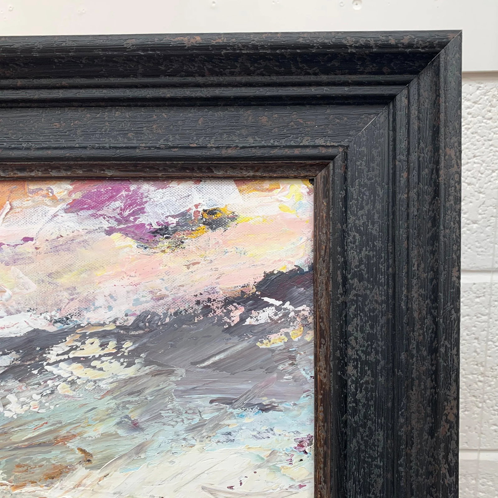 Abstract Beach Seascape Landscape Light Colours - Unique Original Art by Contemporary British Artist - 7