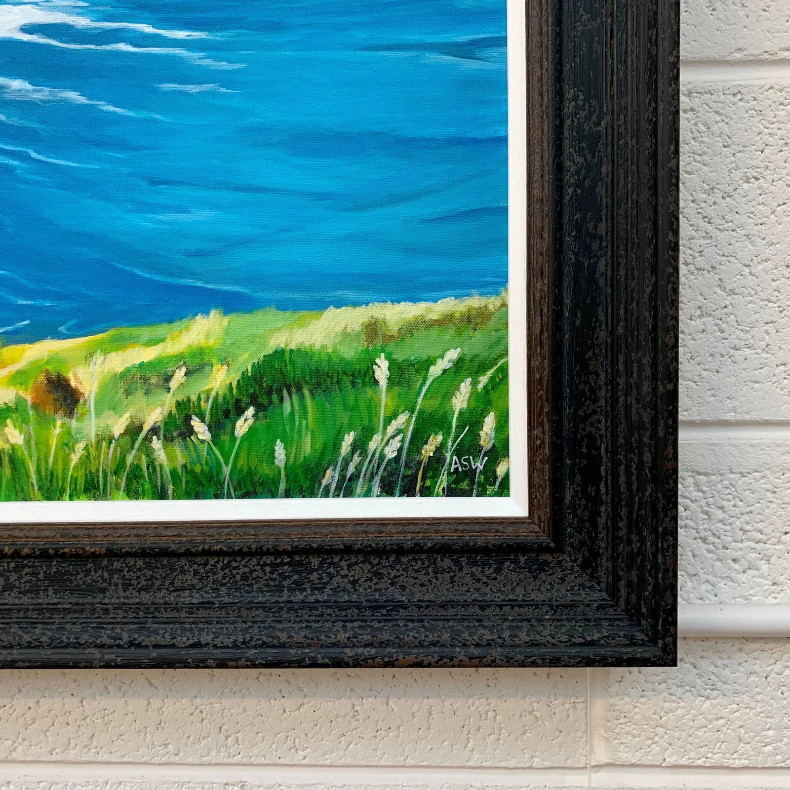 Seascape Landscape Painting of Hartland Point in Devon England by Contemporary British Artist - 8