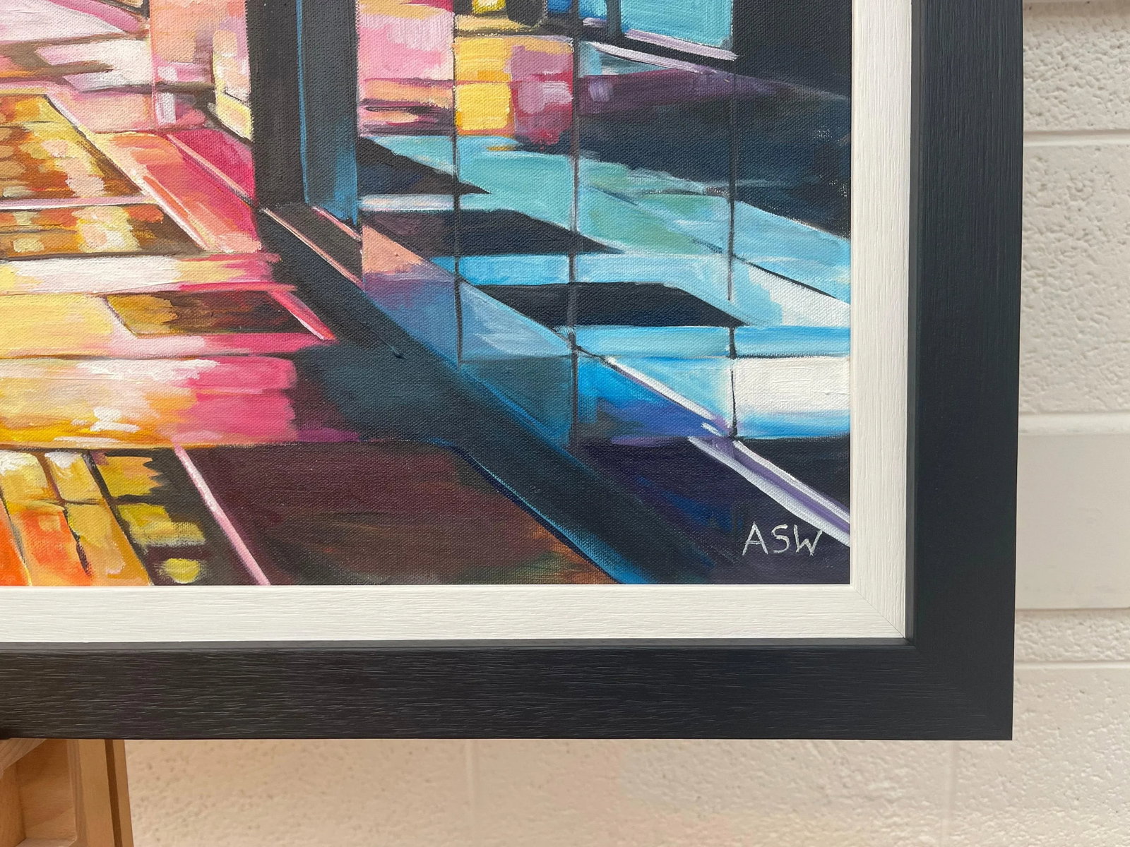 Painting of Times Square Manhattan New York City - Unique Original Art by Contemporary British Artis - 11