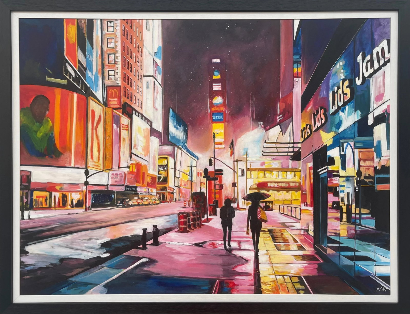 Painting of Times Square Manhattan New York City - Unique Original Art by Contemporary British Artis - 13