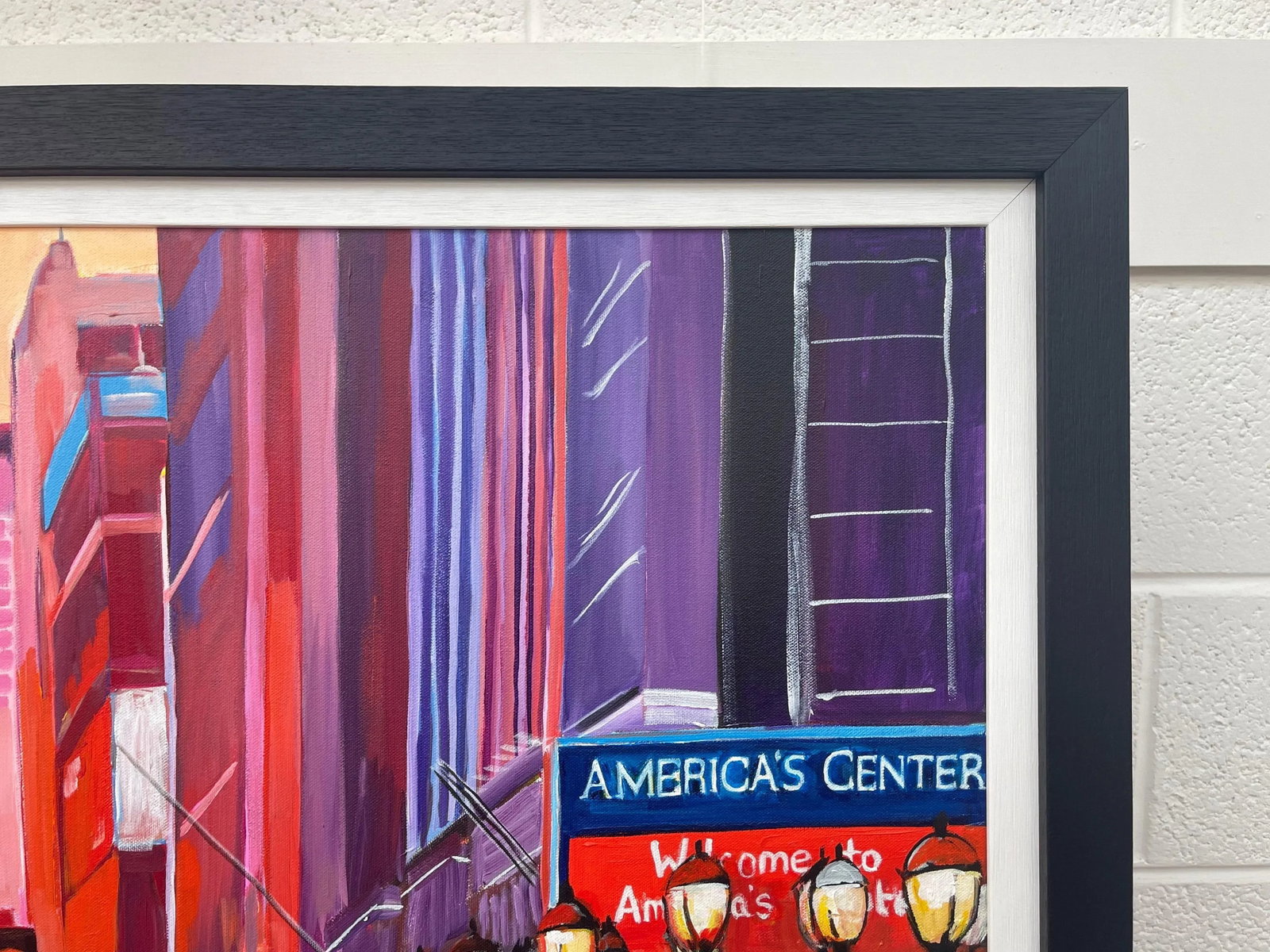 Sunset at Washington Avenue Historic District - Unique Original Art by Contemporary British Artist, - 11